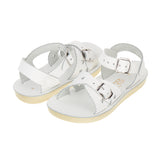 Sweetheart White Kids Sandal - Kids Double Buckle Sandals - Salt-Water Sandals Asia