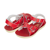 Sweetheart Red Kids Sandal - Kids Double Buckle Sandals - Salt-Water Sandals Asia