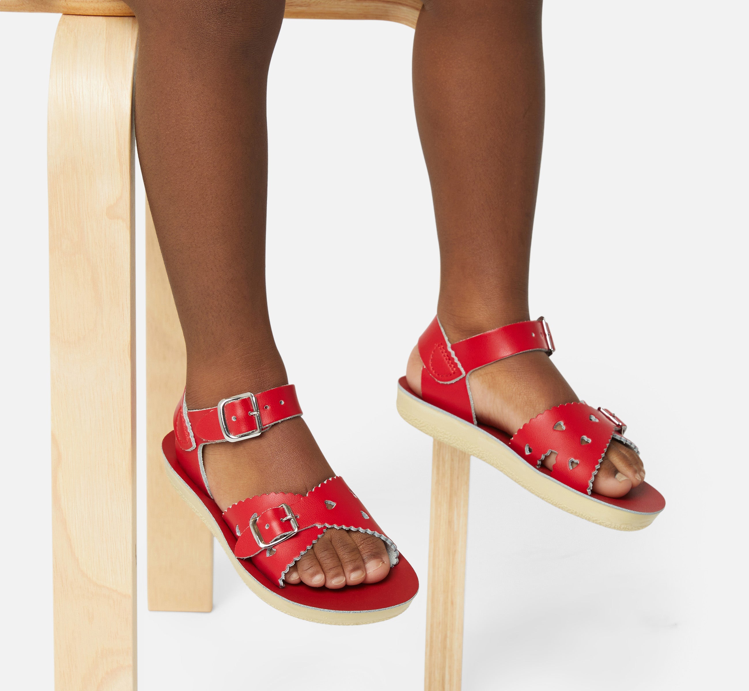 Sweetheart Red Kids Sandal - Salt-Water Sandals Asia