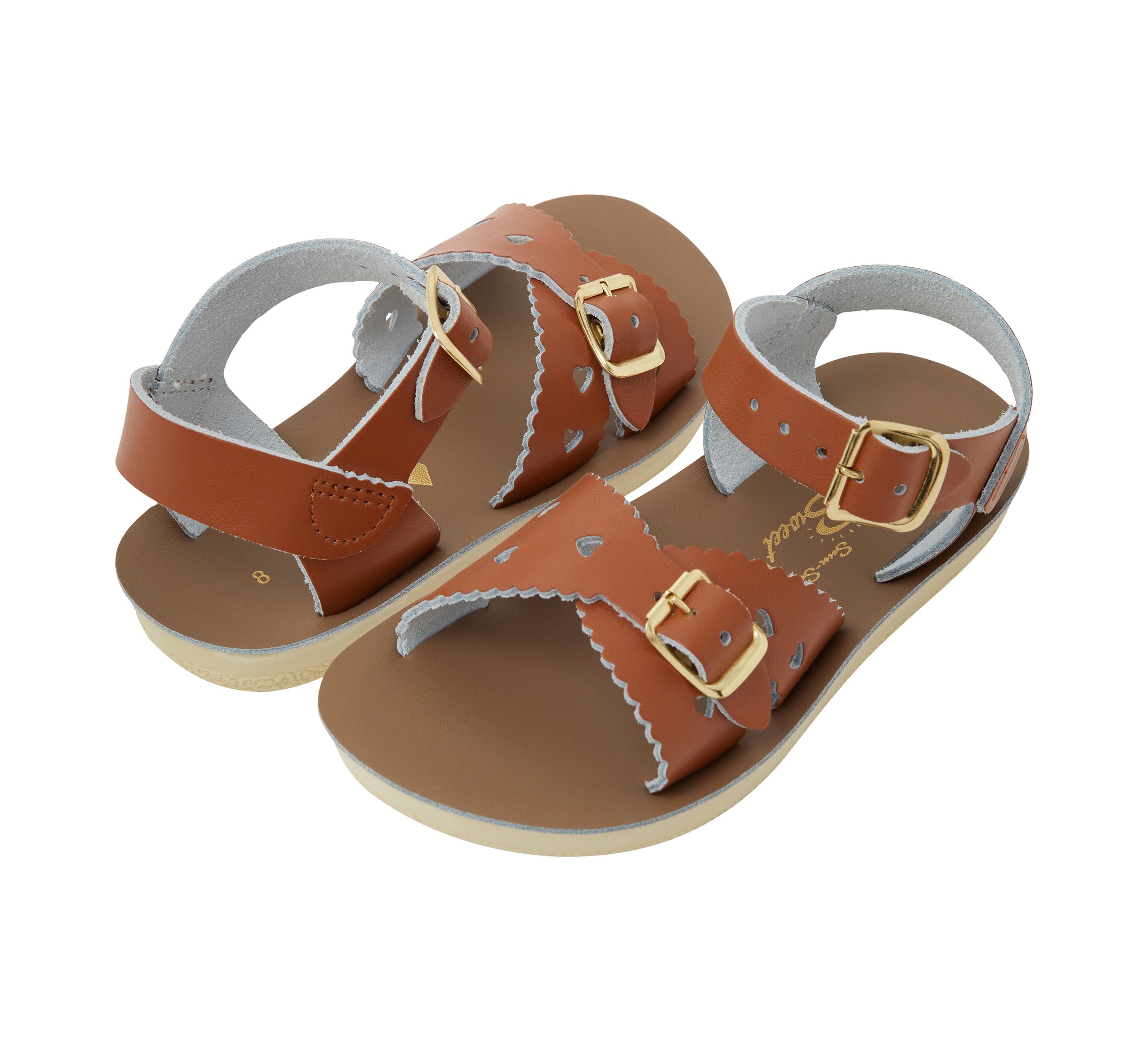 Sweetheart Tan Kids Sandal - Salt-Water Sandals Asia