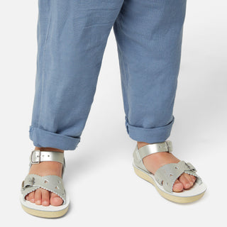 Sweetheart Silver Kids Sandal - Kids Double Buckle Sandals - Salt-Water Sandals Asia