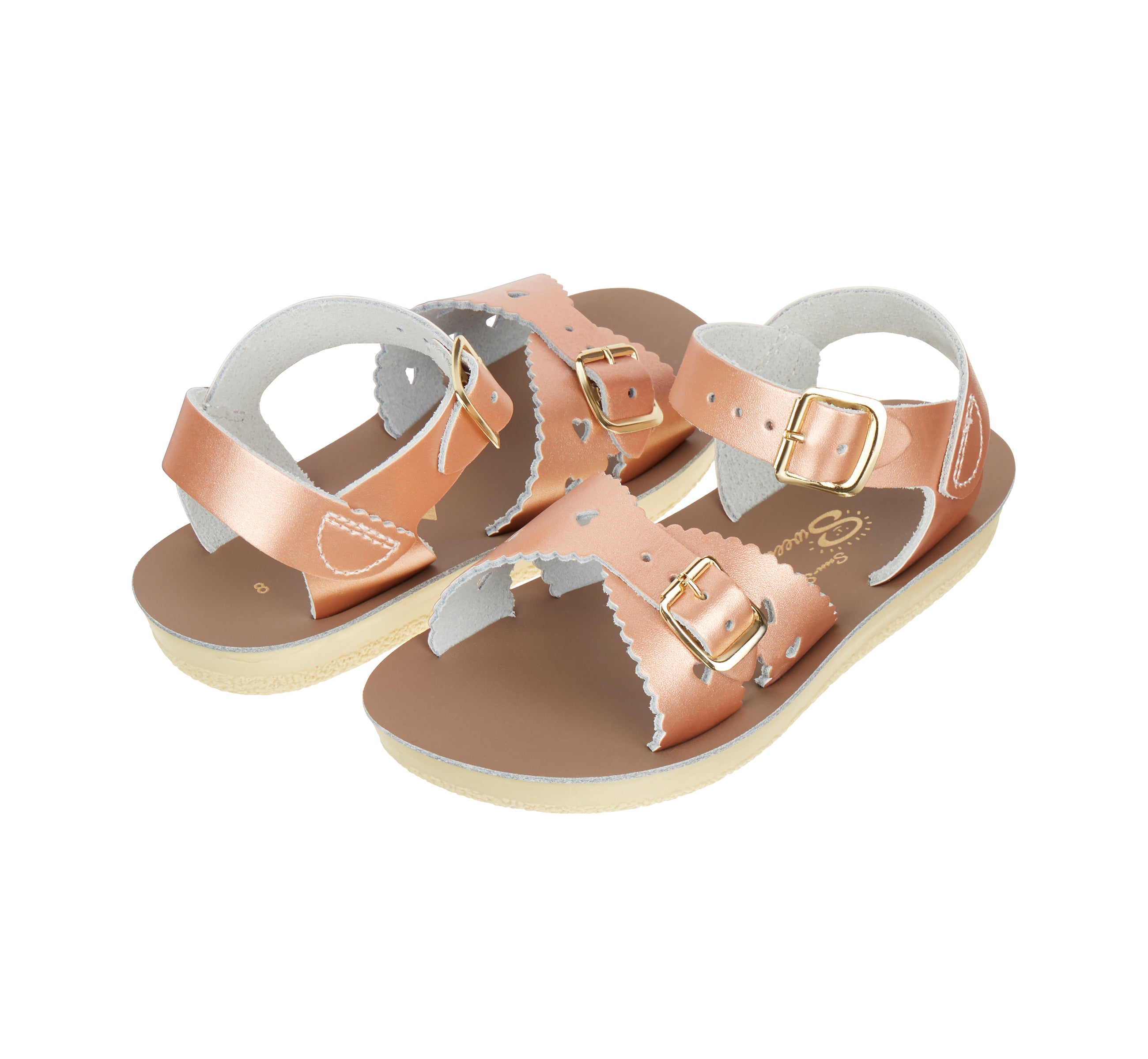 Sweetheart Rose Gold Kids Sandal - Salt-Water Sandals Asia