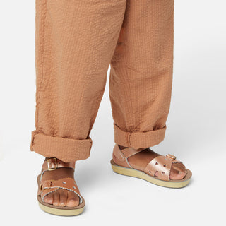 Sweetheart Rose Gold Kids Sandal - Kids Double Buckle Sandals - Salt-Water Sandals Asia