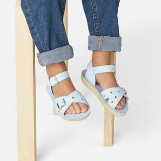 Sweetheart Light Blue Kids Sandal - Kids Double Buckle Sandals - Salt-Water Sandals Asia