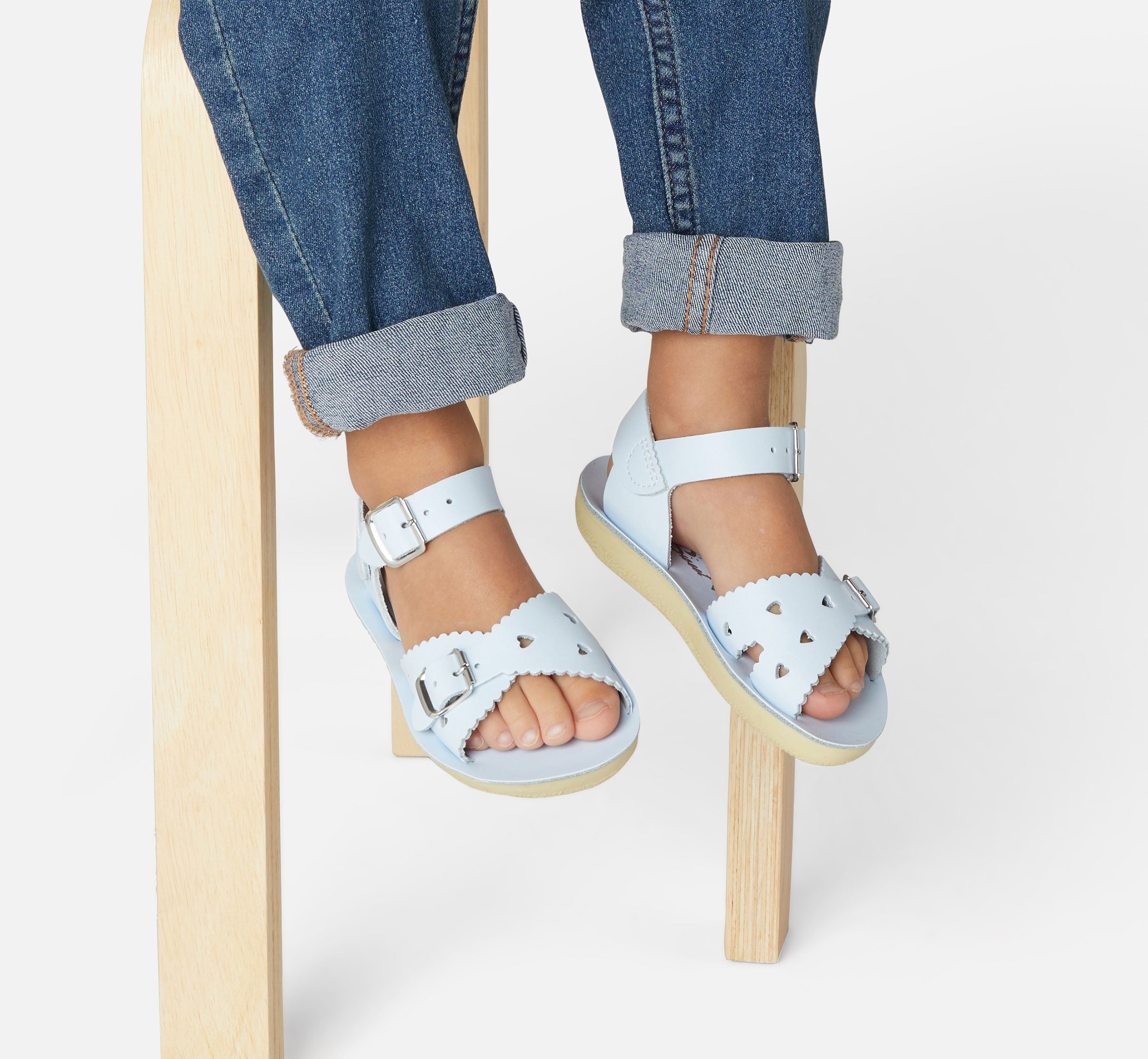 Sweetheart Light Blue Kids Sandal - Salt-Water Sandals Asia