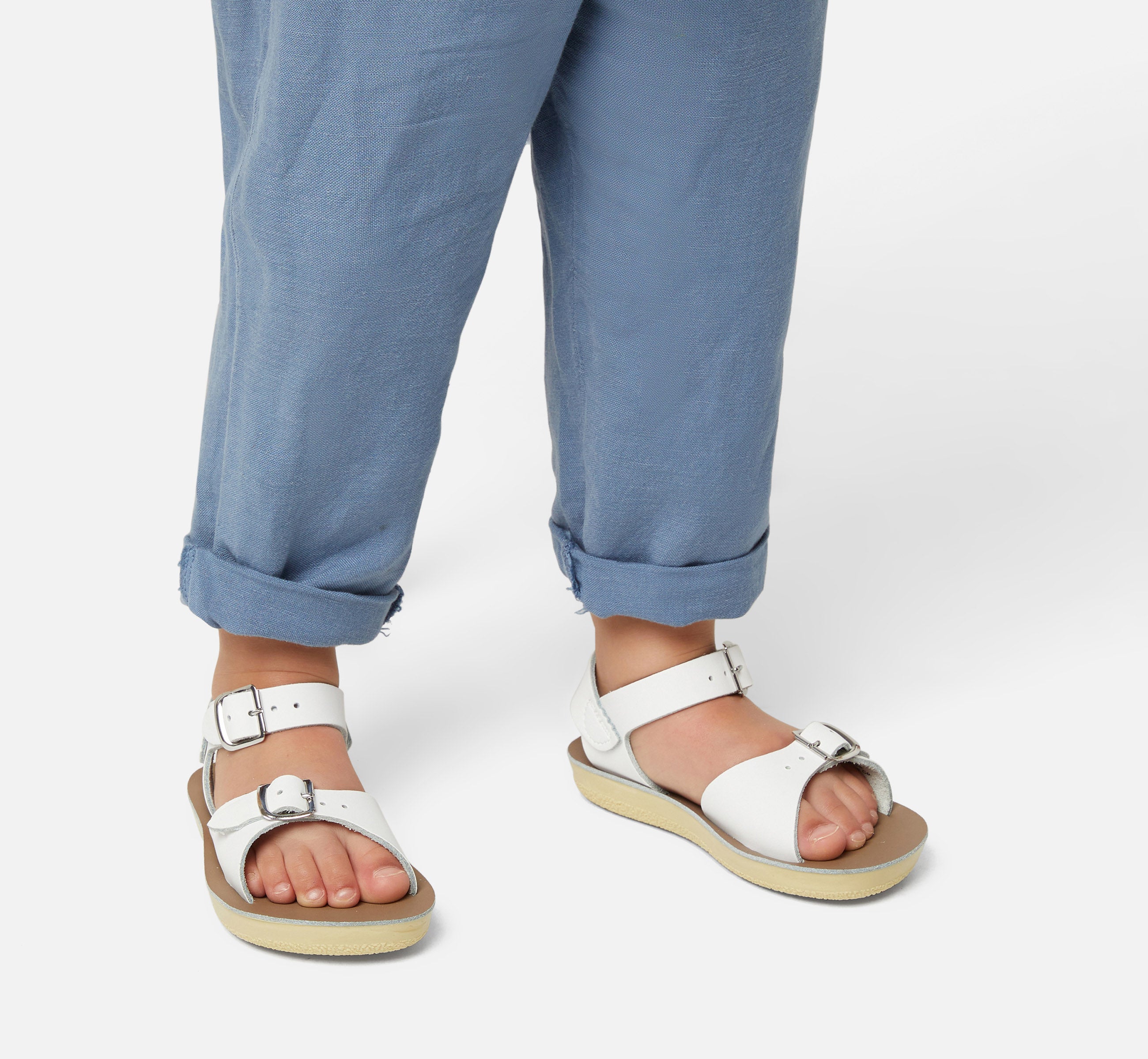 Surfer White Kids Sandal - Salt-Water Sandals Asia