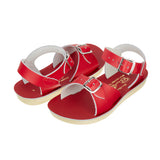 Surfer Red Kids Sandal - Kids Double Buckle Sandals - Salt-Water Sandals Asia