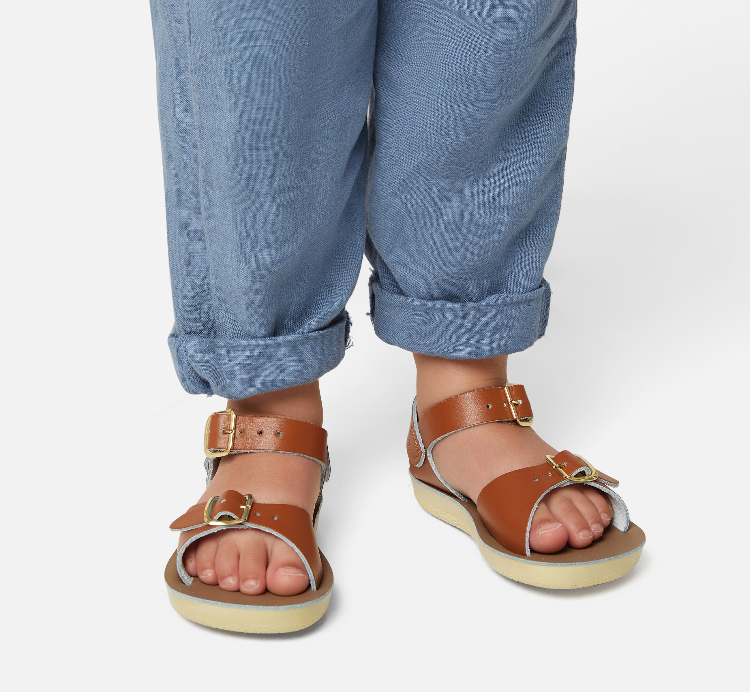 Surfer Tan Kids Sandal - Salt-Water Sandals Asia