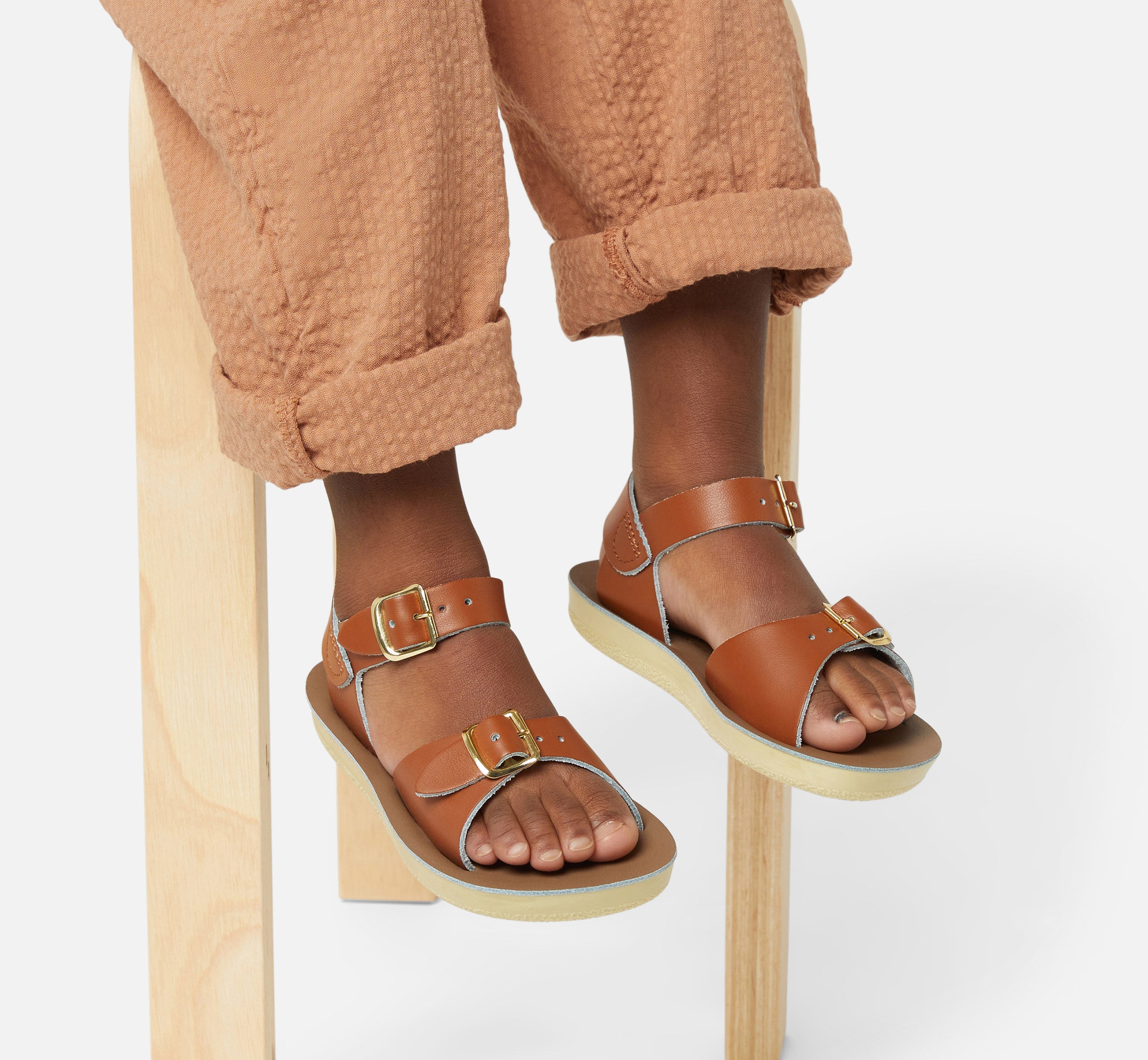 Surfer Tan Kids Sandal - Salt-Water Sandals Asia