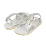Surfer Silver Kids Sandal - Kids Double Buckle Sandals - Salt-Water Sandals Asia