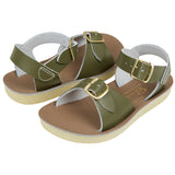 Surfer Olive Kids Sandal - Kids Double Buckle Sandals - Salt-Water Sandals Asia