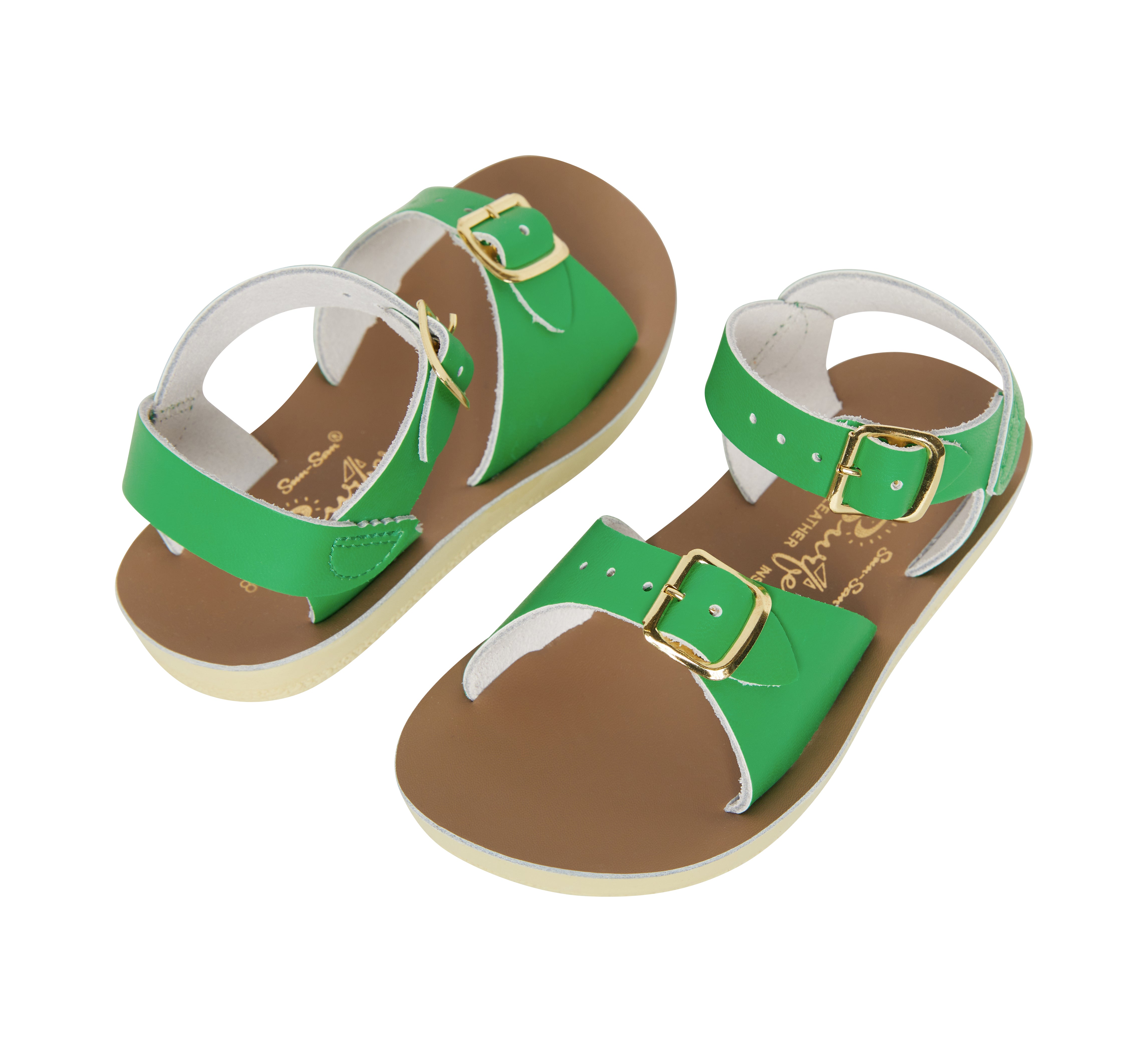 Surfer Kelly Green Kids Sandal - Salt-Water Sandals Asia