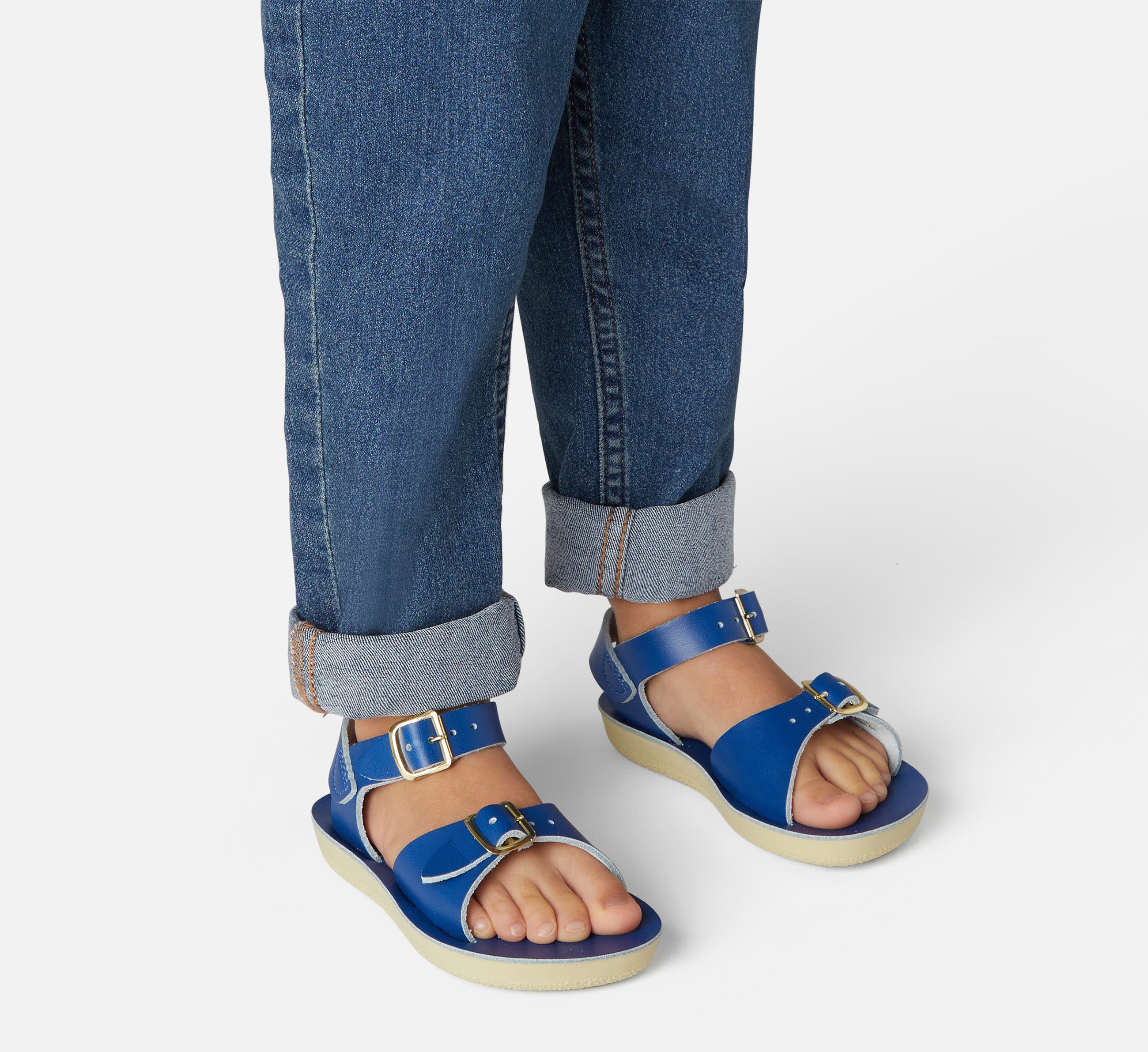Surfer Cobalt Blue Kids Sandal - Salt-Water Sandals Asia