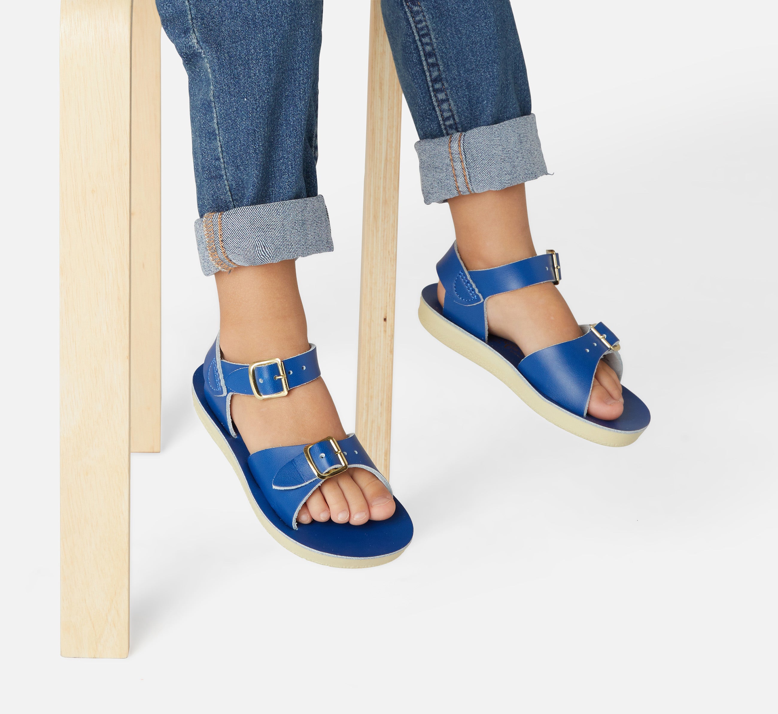 Surfer Cobalt Blue Kids Sandal - Salt-Water Sandals Asia