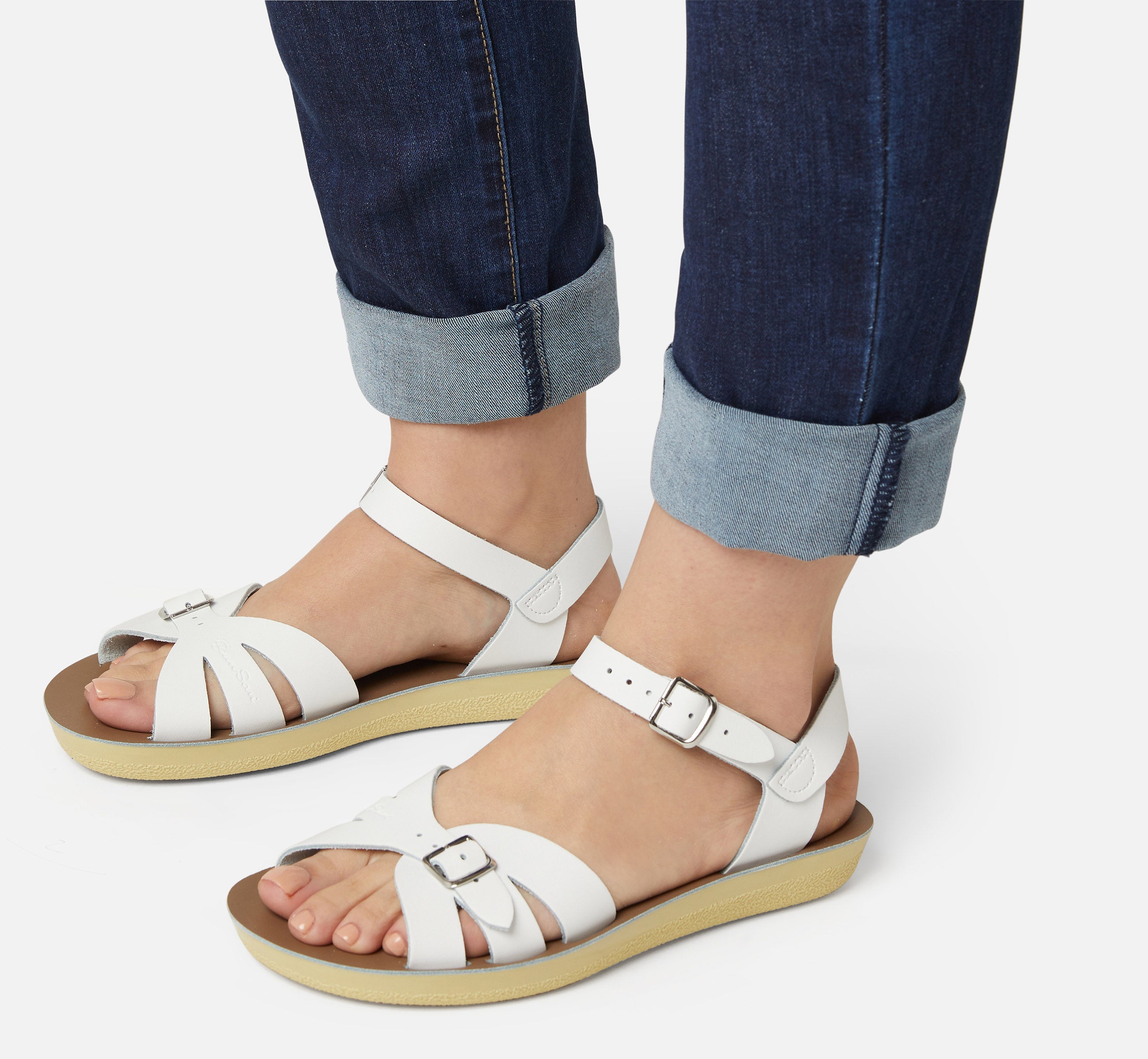 Boardwalk White Womens Sandal - Salt-Water Sandals Asia