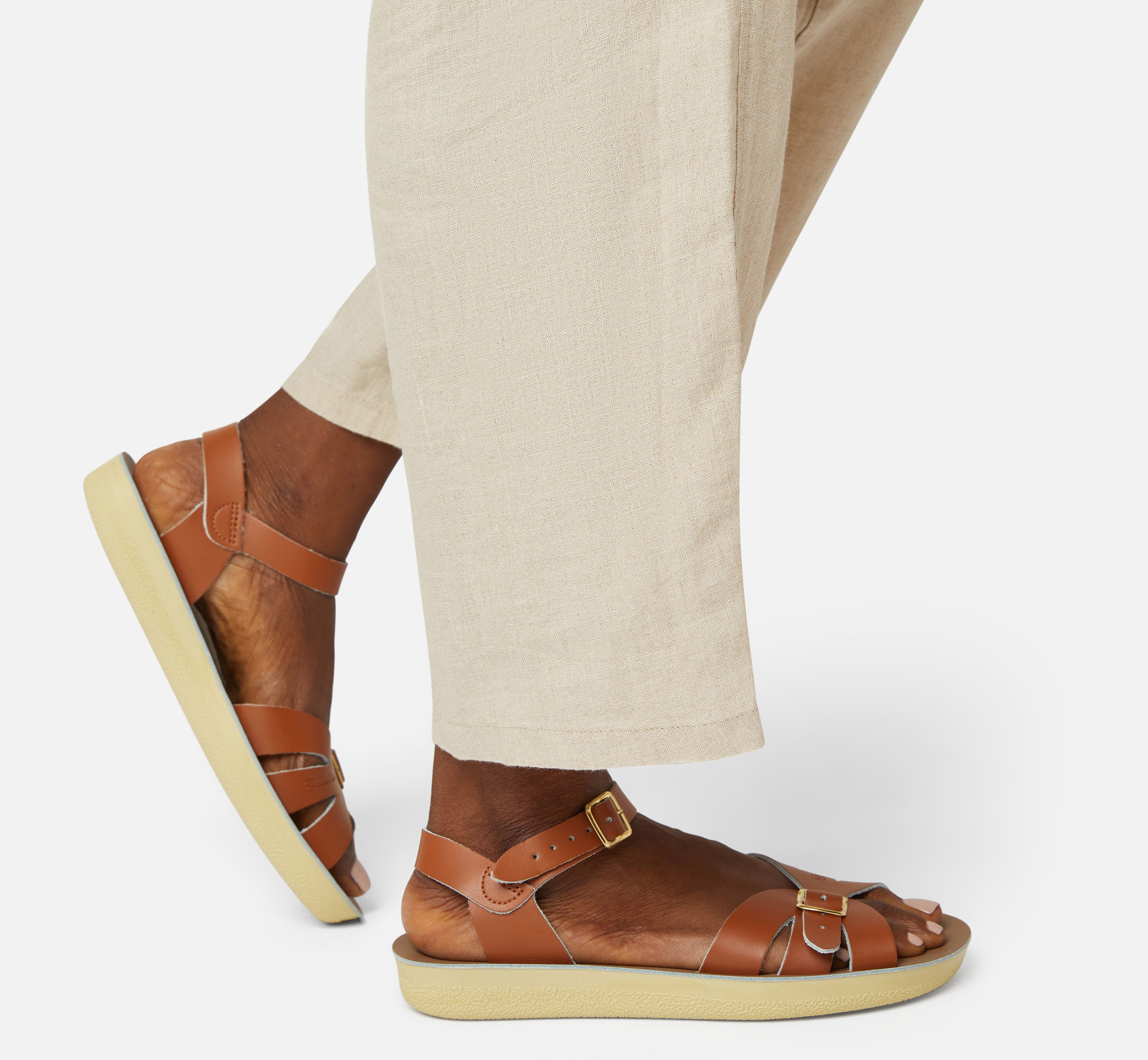 Boardwalk Tan Womens Sandal - Salt-Water Sandals Asia