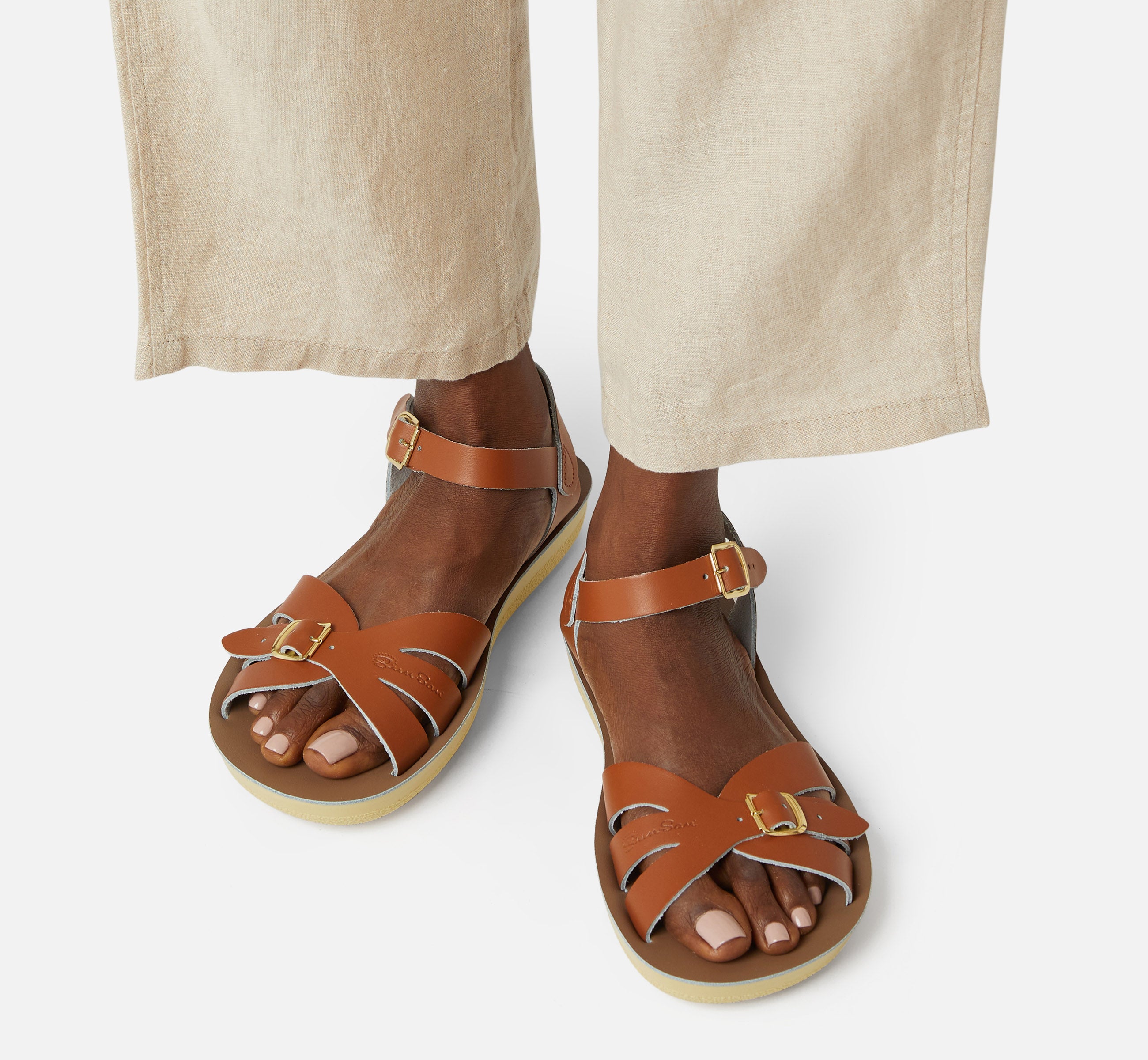 Boardwalk Tan Womens Sandal - Salt-Water Sandals Asia