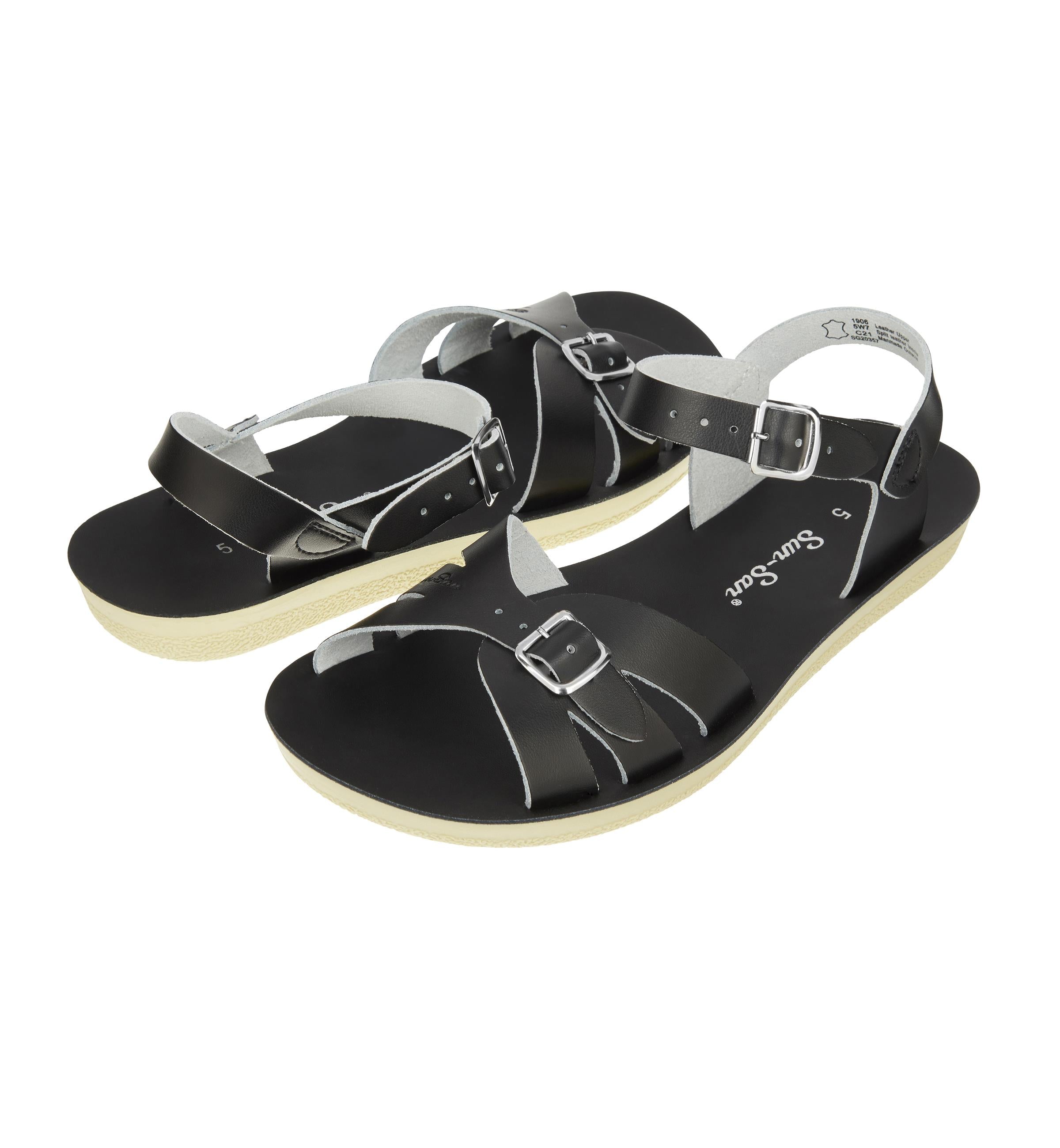 Boardwalk Black Womens Sandal - Salt-Water Sandals Asia