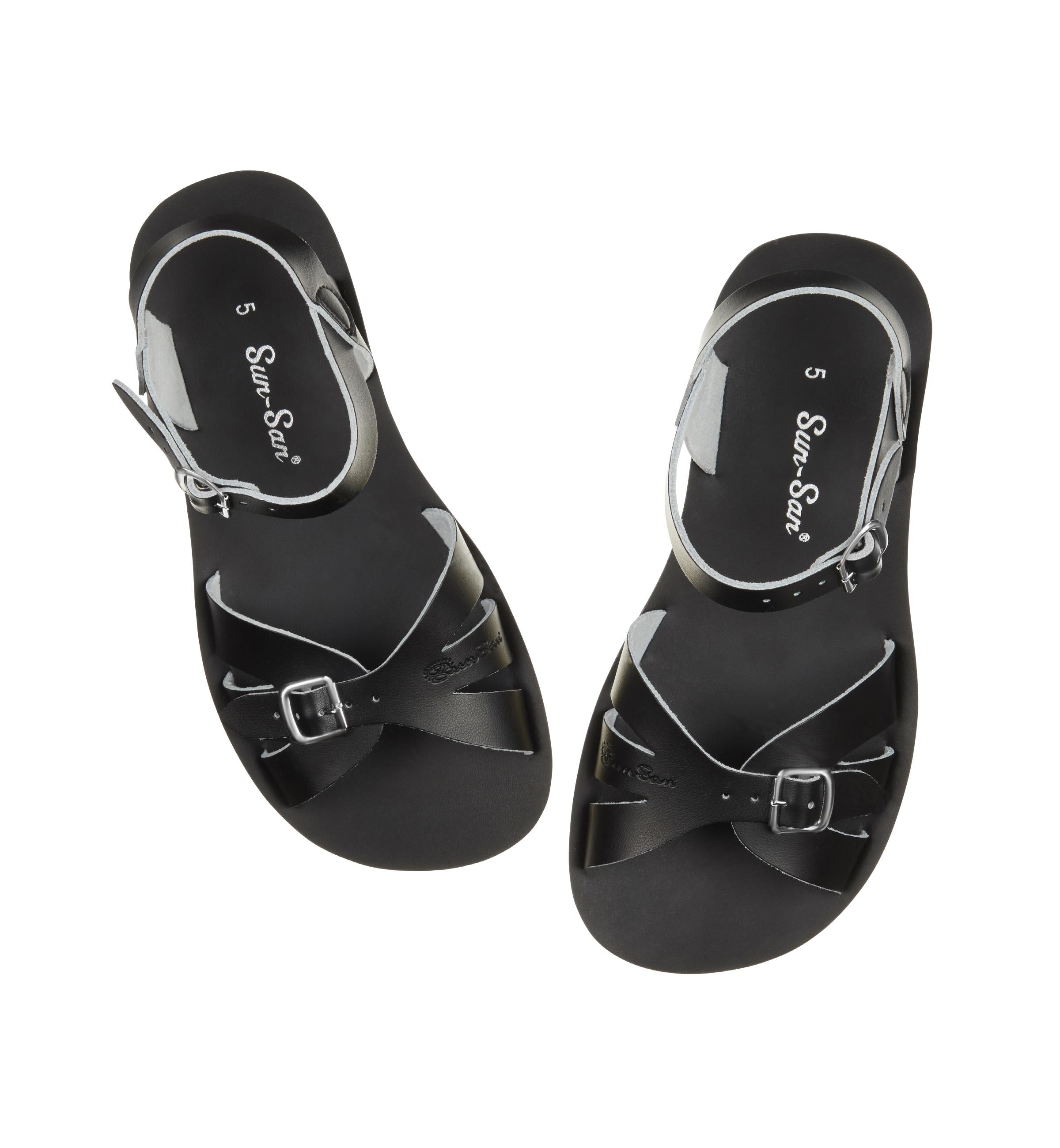 Boardwalk Black Womens Sandal - Salt-Water Sandals Asia