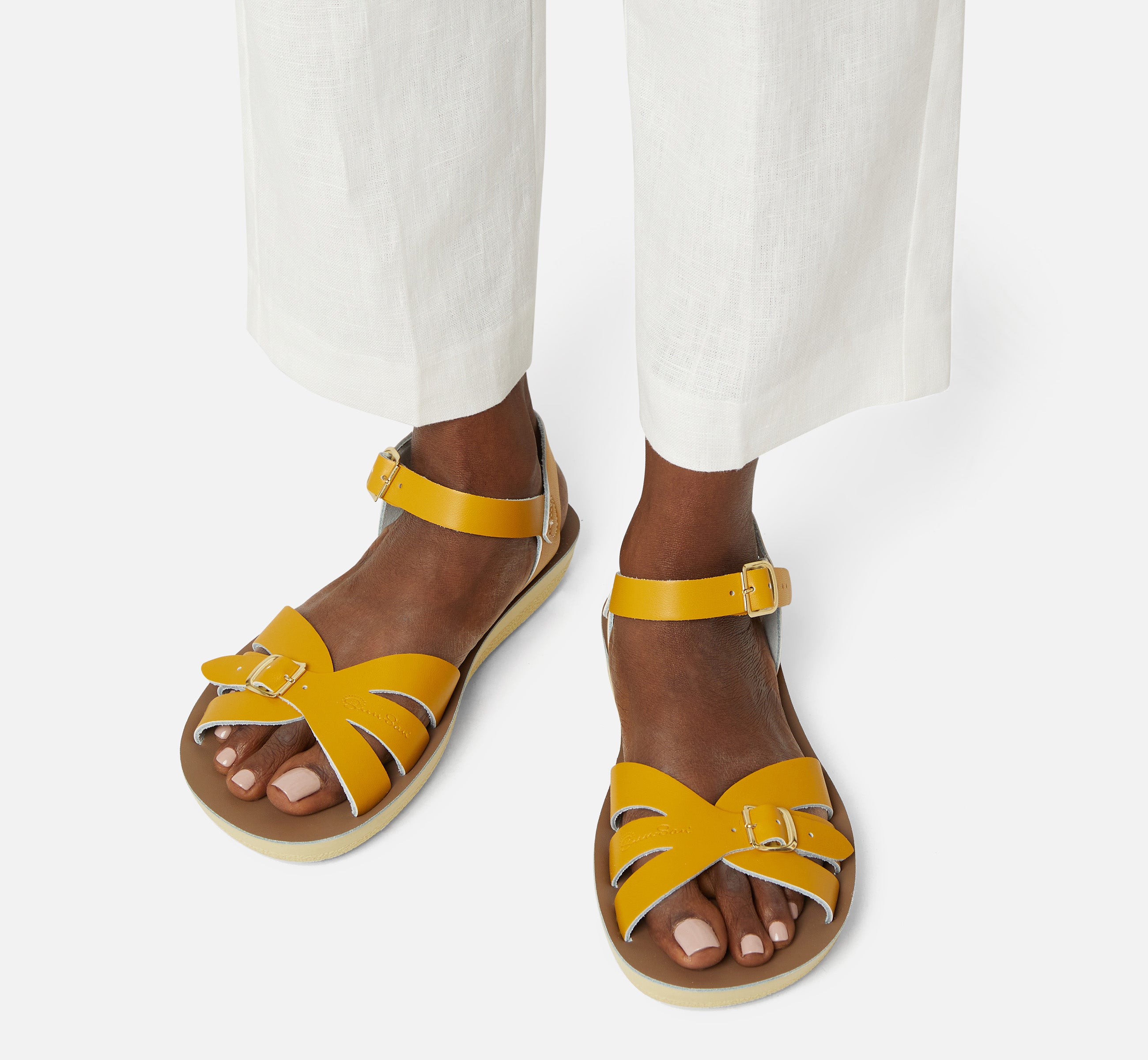 Boardwalk Mustard Womens Sandal - Salt-Water Sandals Asia