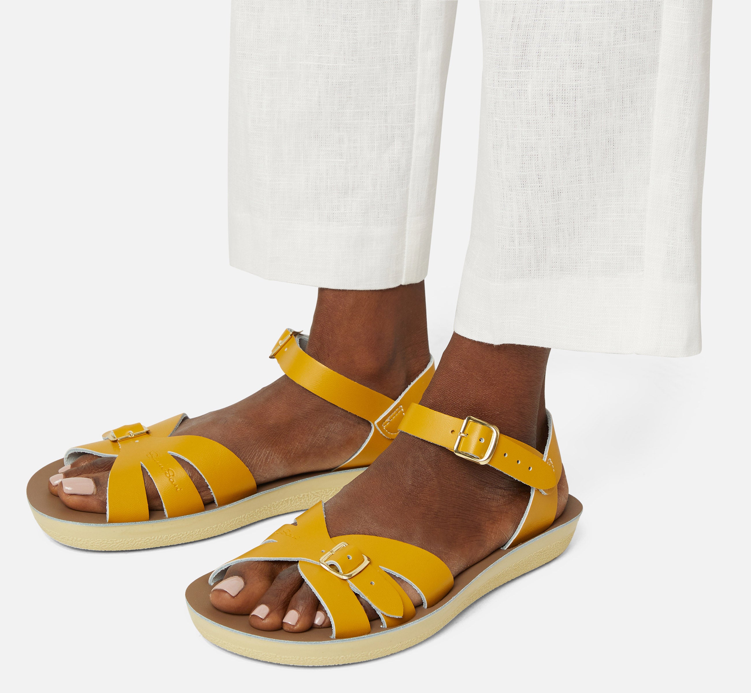 Boardwalk Mustard Womens Sandal - Salt-Water Sandals Asia