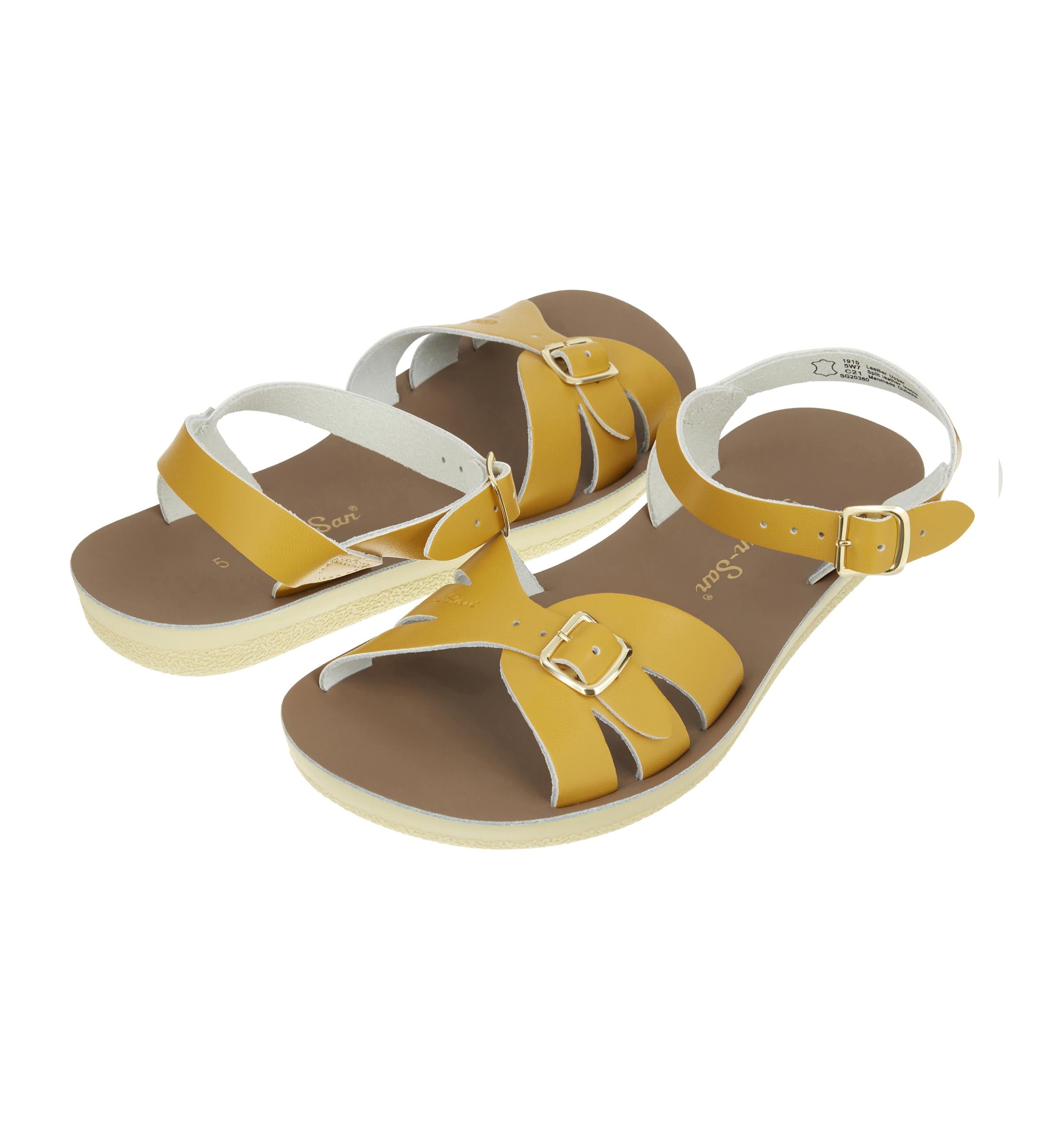 Boardwalk Mustard Womens Sandal - Salt-Water Sandals Asia