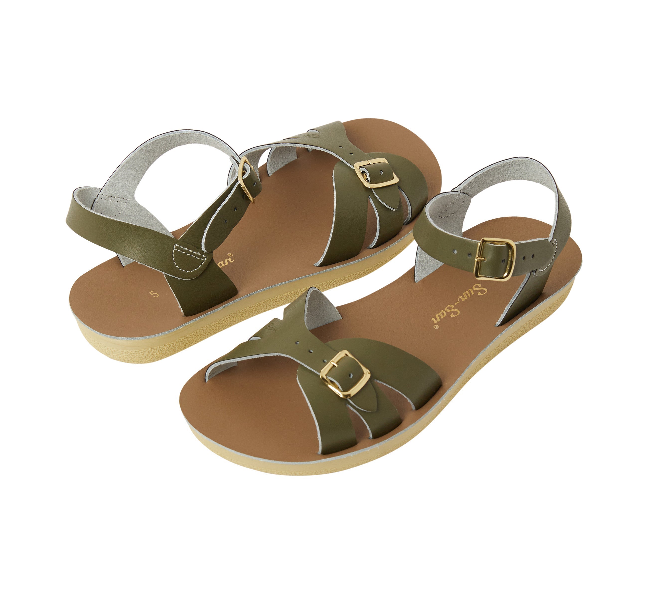 Boardwalk Olive Womens Sandal - Salt-Water Sandals Asia