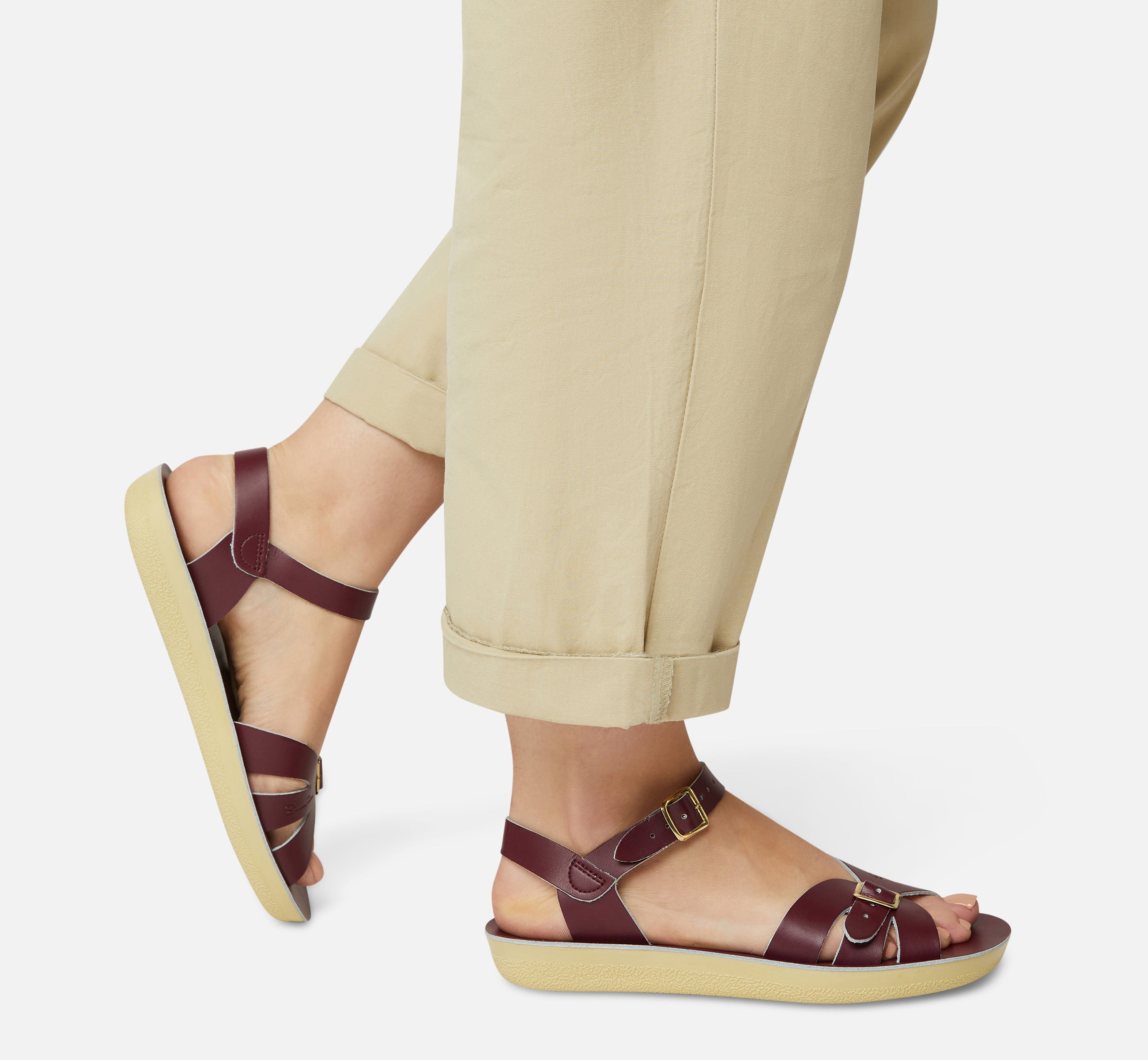 Boardwalk Claret Womens Sandal - Salt-Water Sandals Asia