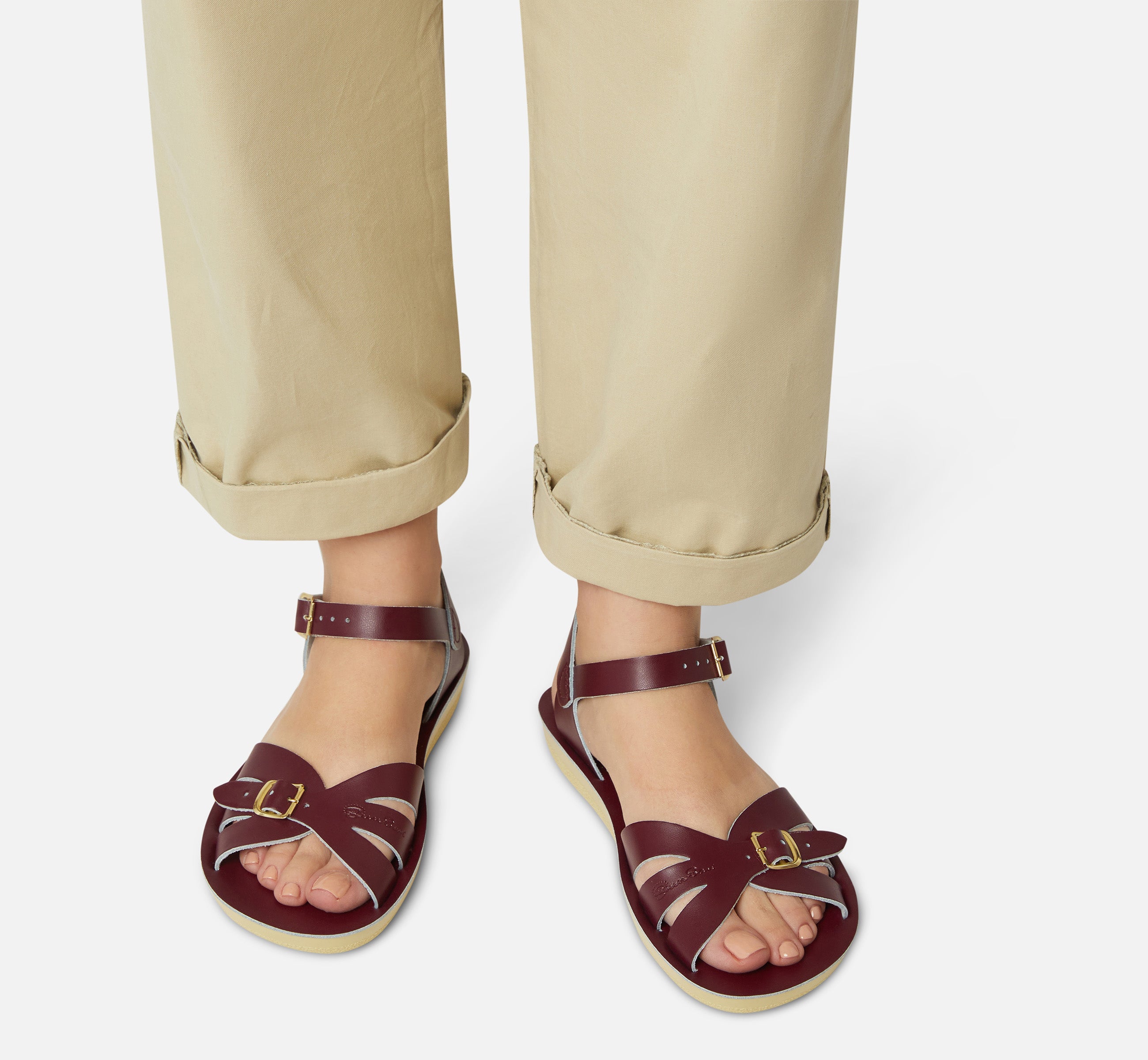 Boardwalk Claret Womens Sandal - Salt-Water Sandals Asia