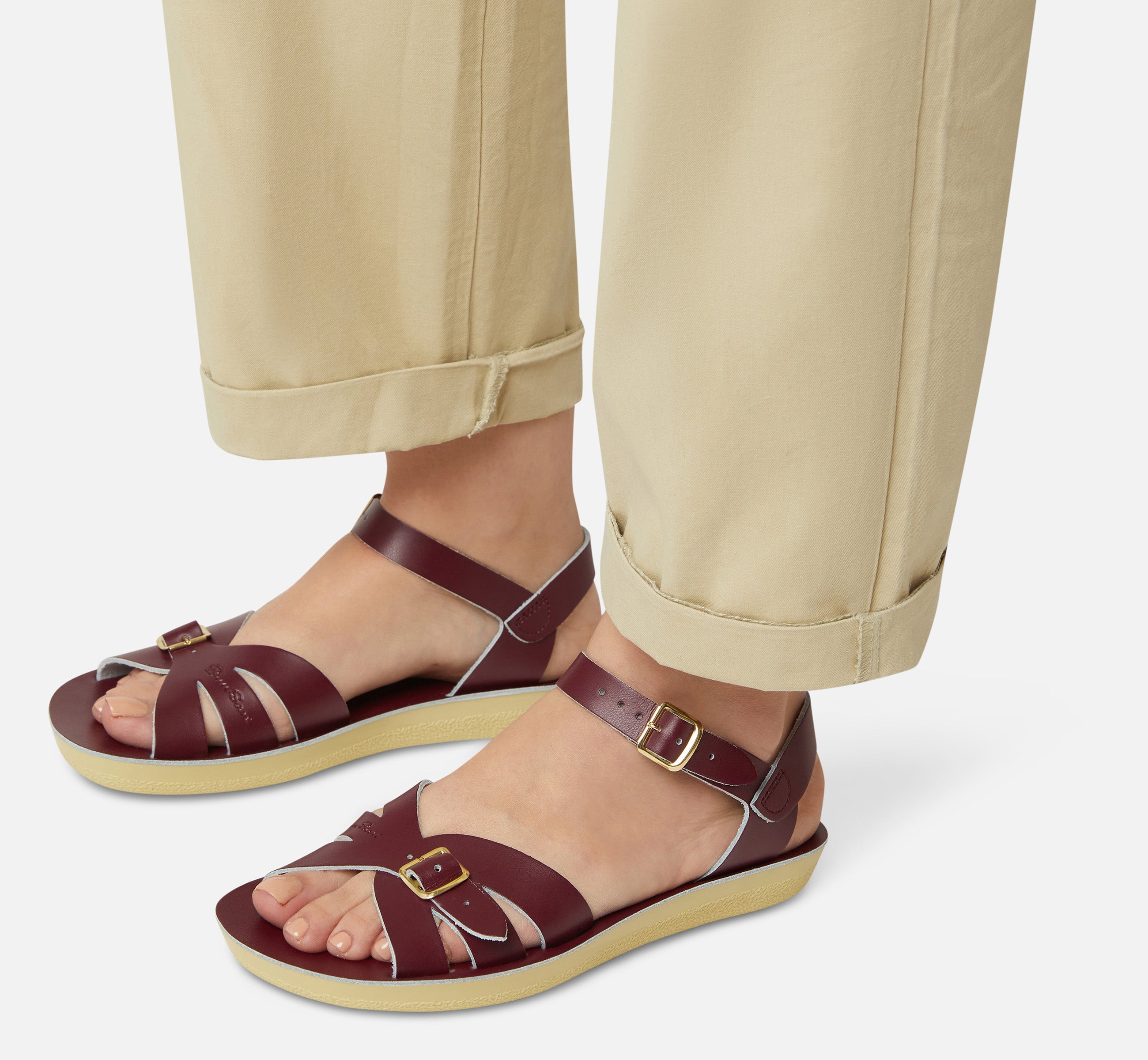 Boardwalk Claret Womens Sandal - Salt-Water Sandals Asia
