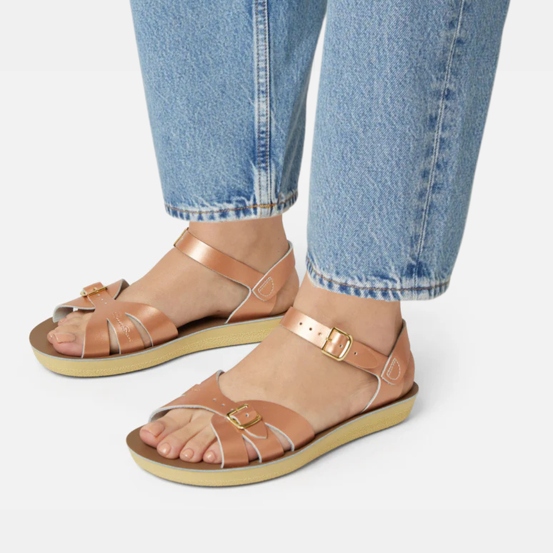 Boardwalk Rose Gold Womens Sandal - Salt-Water Sandals Asia