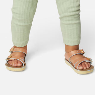 Seawee Rose Gold Kids Sandal - Kids Double Buckle Sandals - Salt-Water Sandals Asia