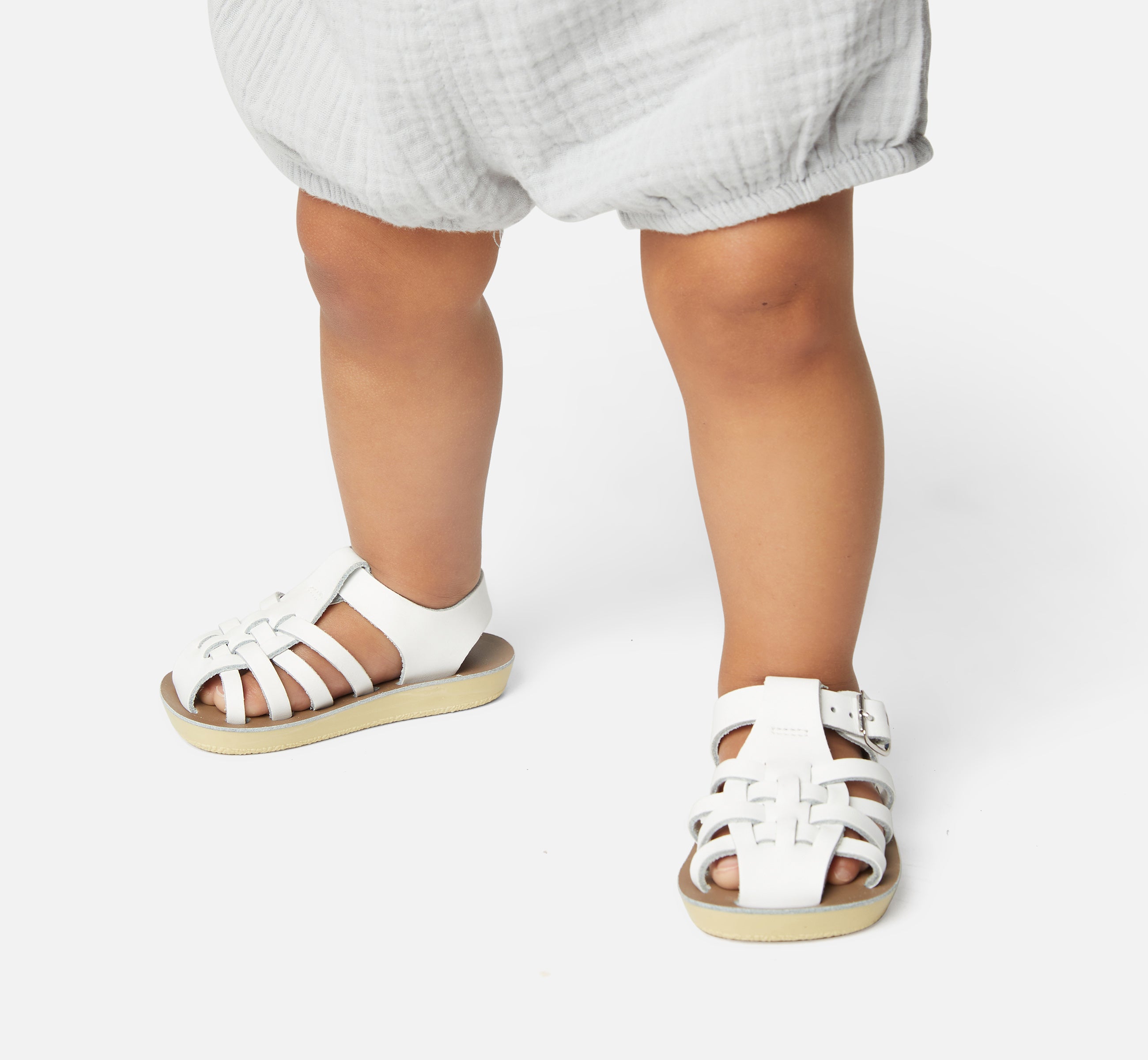 Sailor White Kids Sandal - Salt-Water Sandals Asia
