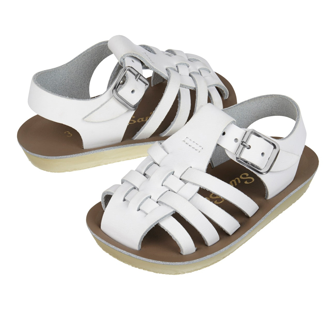 Sailor White Kids Sandal - Salt-Water Sandals Asia
