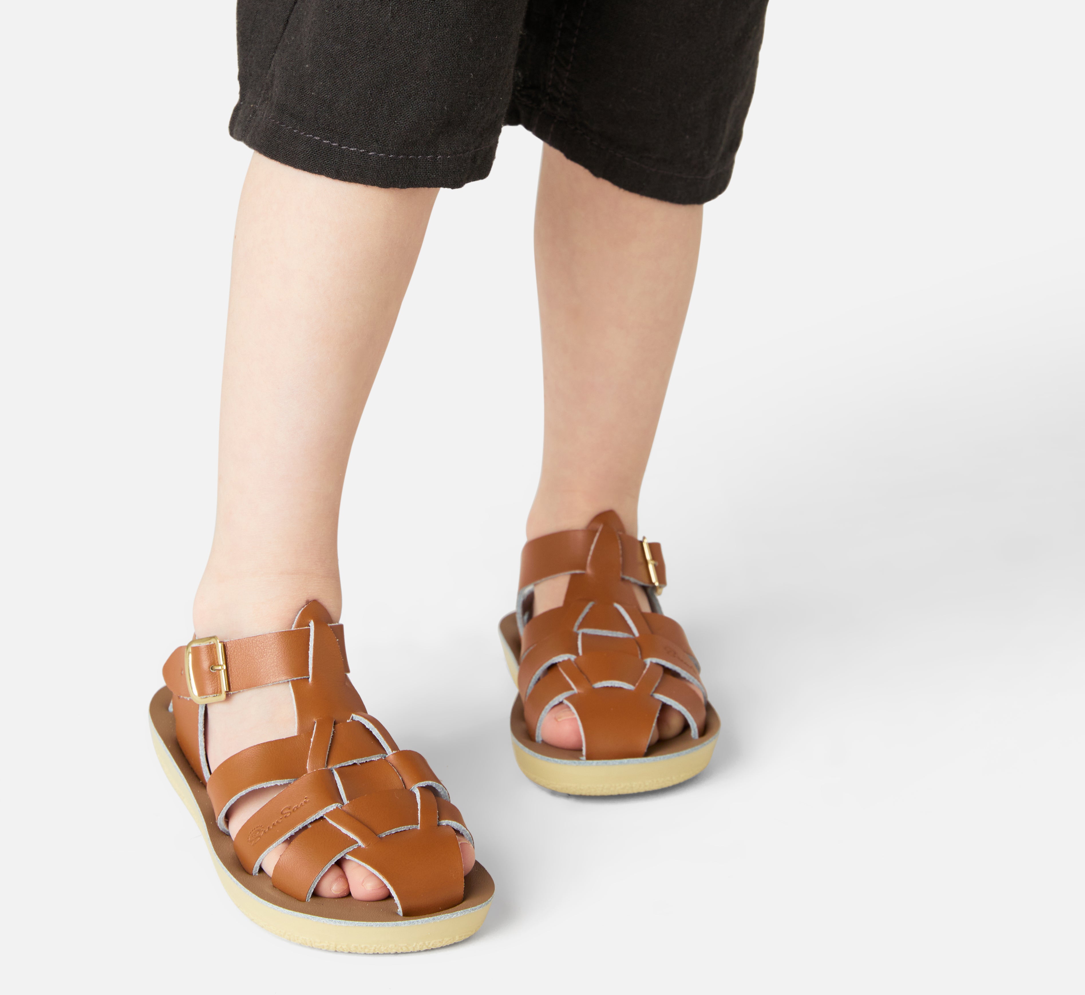Shark Fisherman Tan Kids Sandal - Salt-Water Sandals Asia