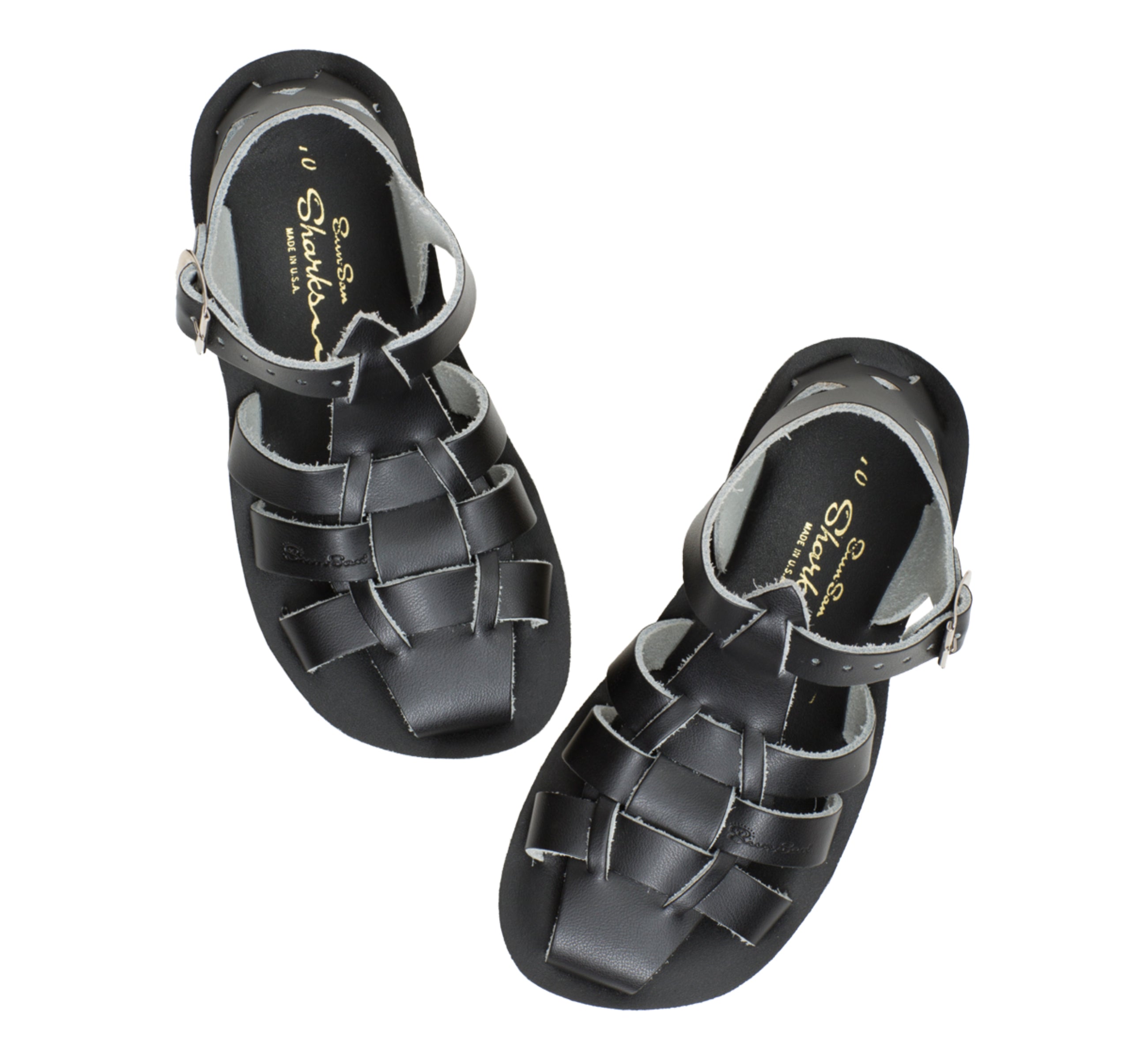 Shark Fisherman Black Kids Sandal - Salt-Water Sandals Asia