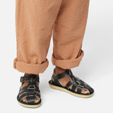 Shark Fisherman Black Kids Sandal - Kids Woven Sandals - Salt-Water Sandals Asia