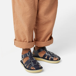 Shark Navy Kids Sandal - Kids Woven Sandals - Salt-Water Sandals Asia