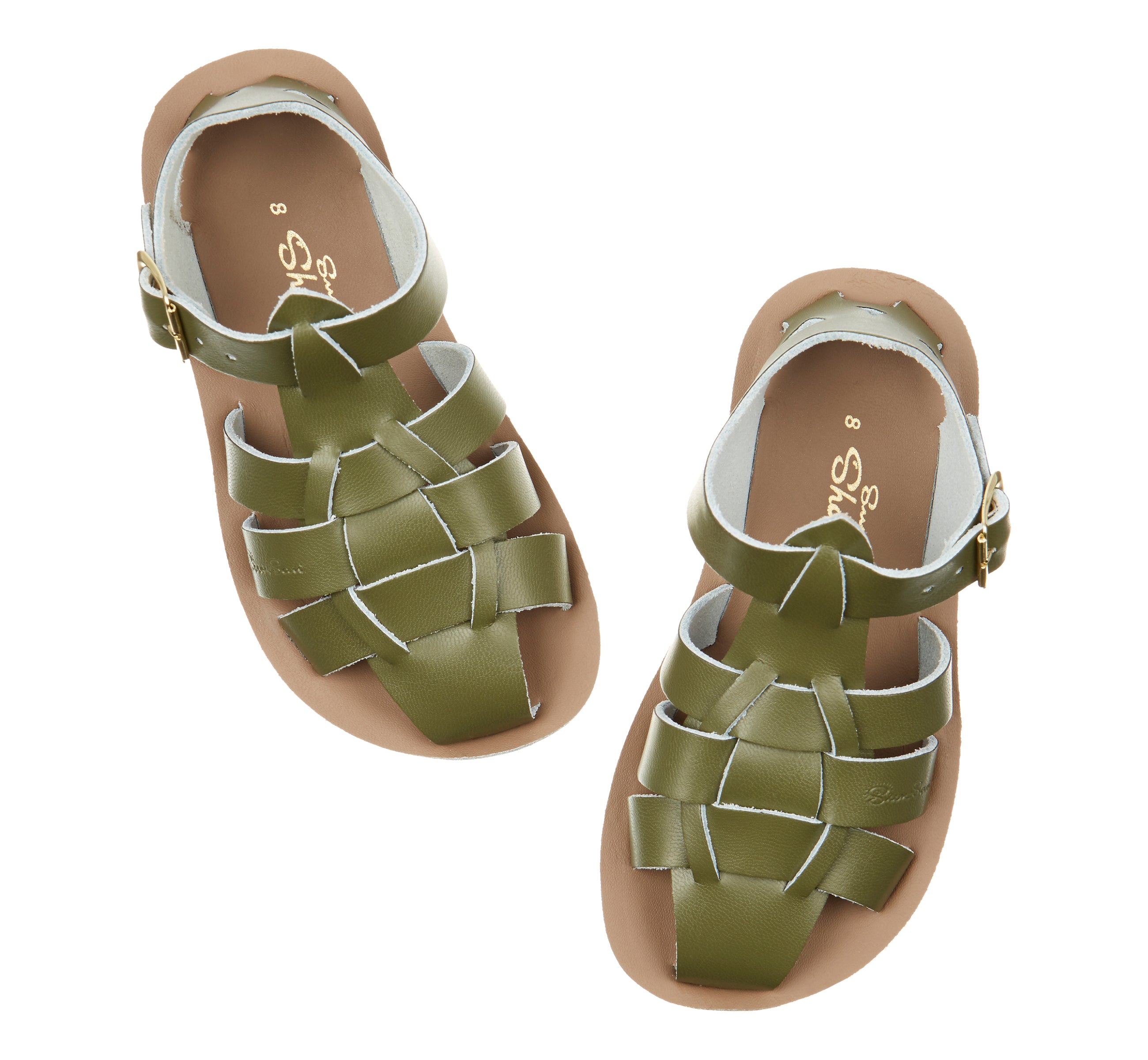 Shark Fisherman Olive Kids Sandal - Salt-Water Sandals Asia