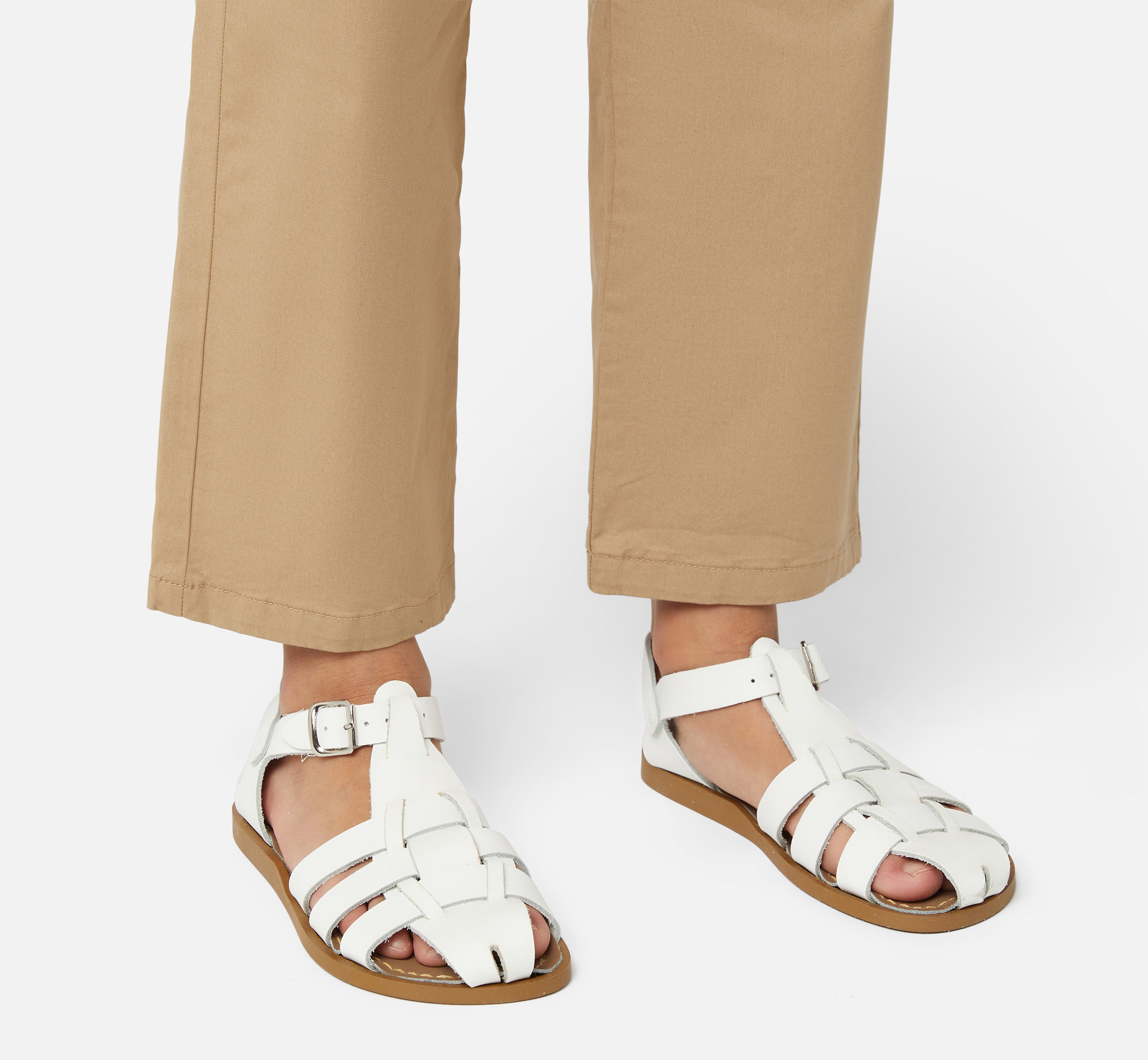 Fisherman Shark Original White Kids Sandal - Salt-Water Sandals Asia