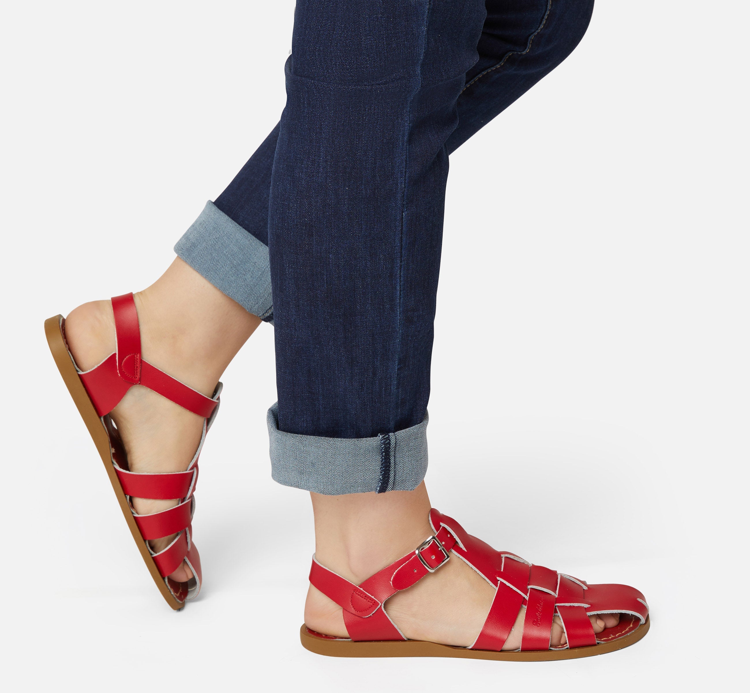 Fisherman Shark Original Red Womens Sandal - Salt-Water Sandals Asia