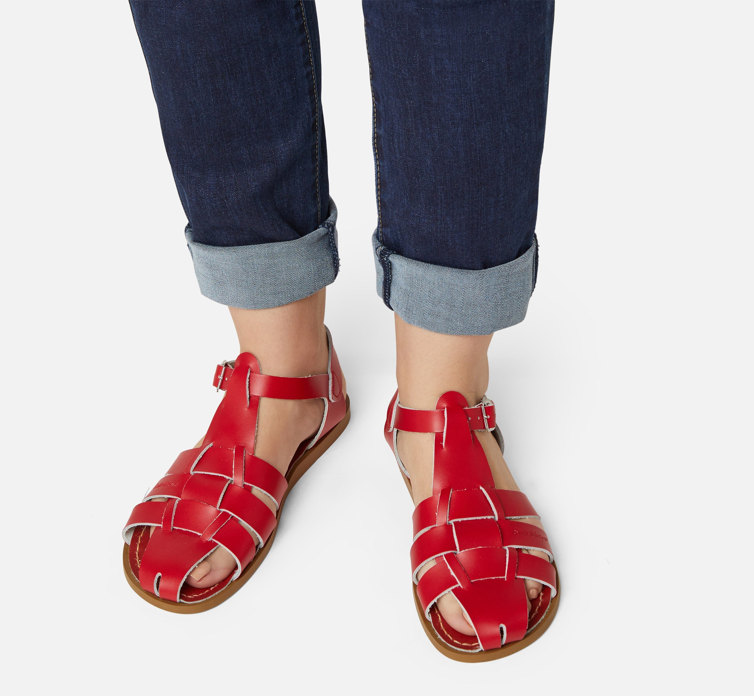 Fisherman Shark Original Red Womens Sandal - Salt-Water Sandals Asia