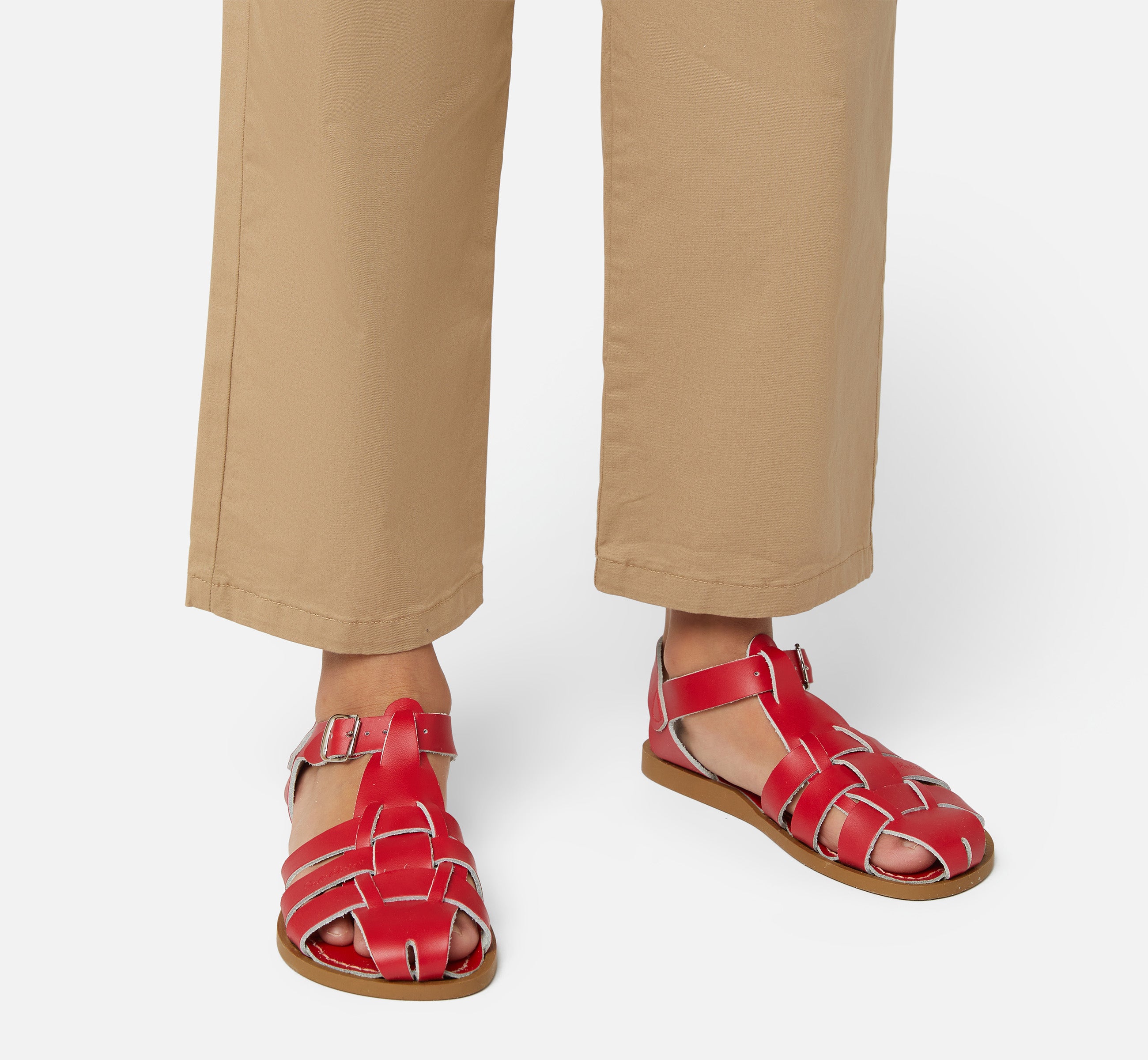 Fisherman Shark Original Red Womens Sandal - Salt-Water Sandals Asia