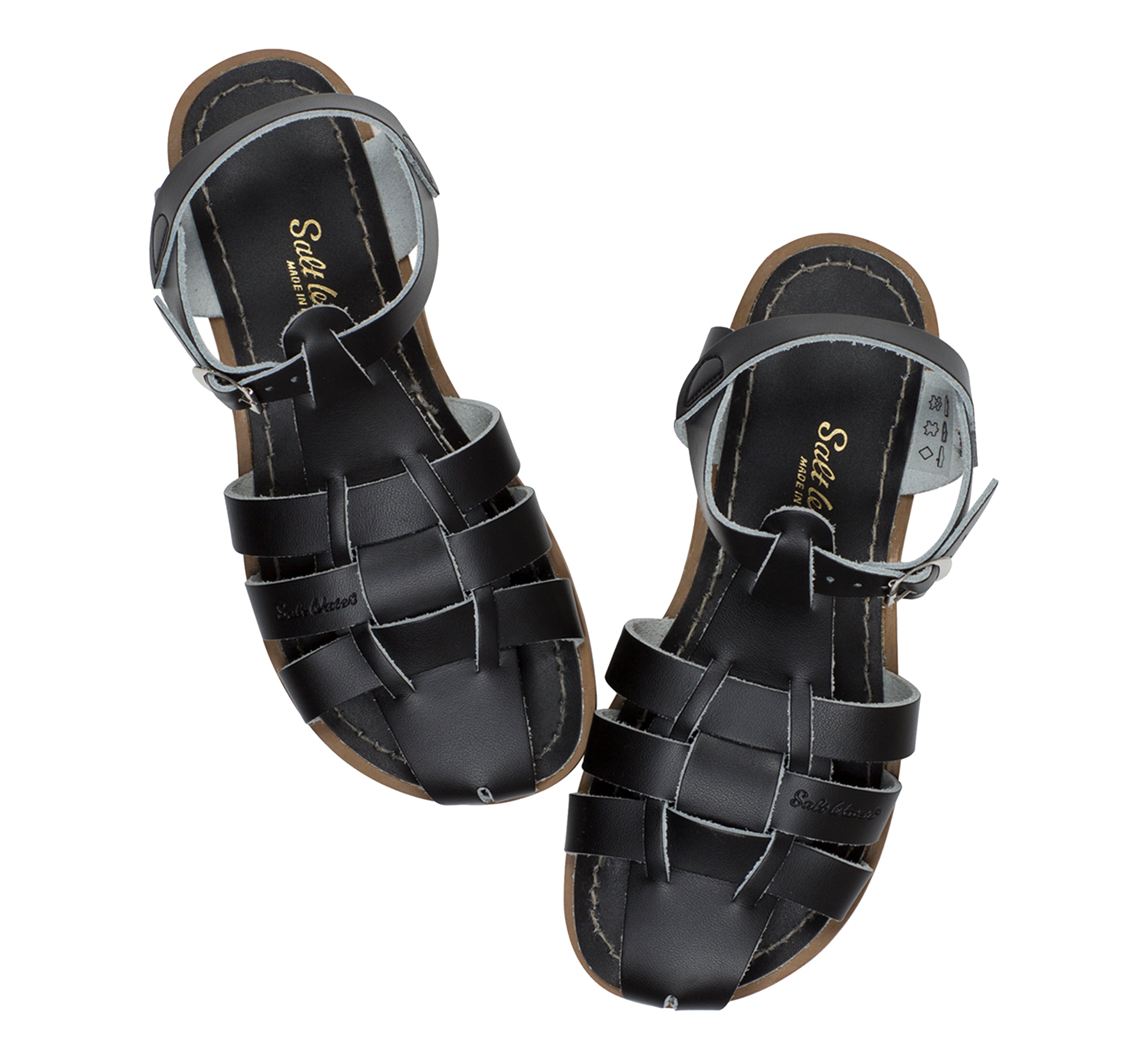 Fisherman Shark Original Black Womens Sandal - Salt-Water Sandals Asia