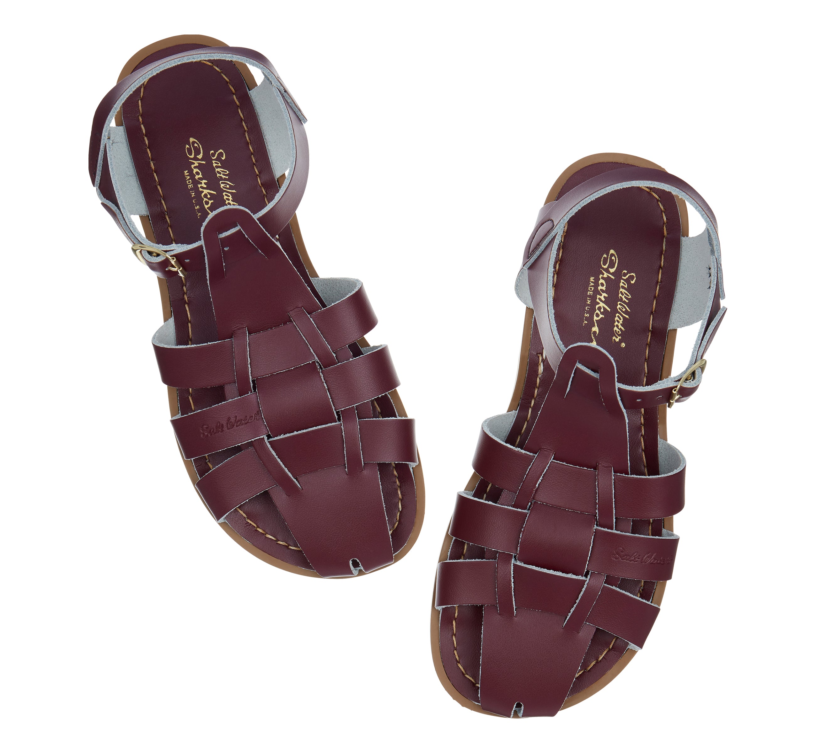 Fisherman Shark Original Claret Womens Sandal - Salt-Water Sandals Asia