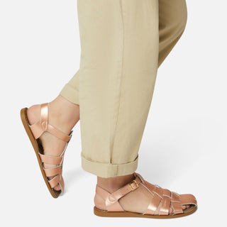 Fisherman Shark Original Rose Gold Womens Sandal - Women's Ankle Strap Sandals - Salt-Water Sandals Asia