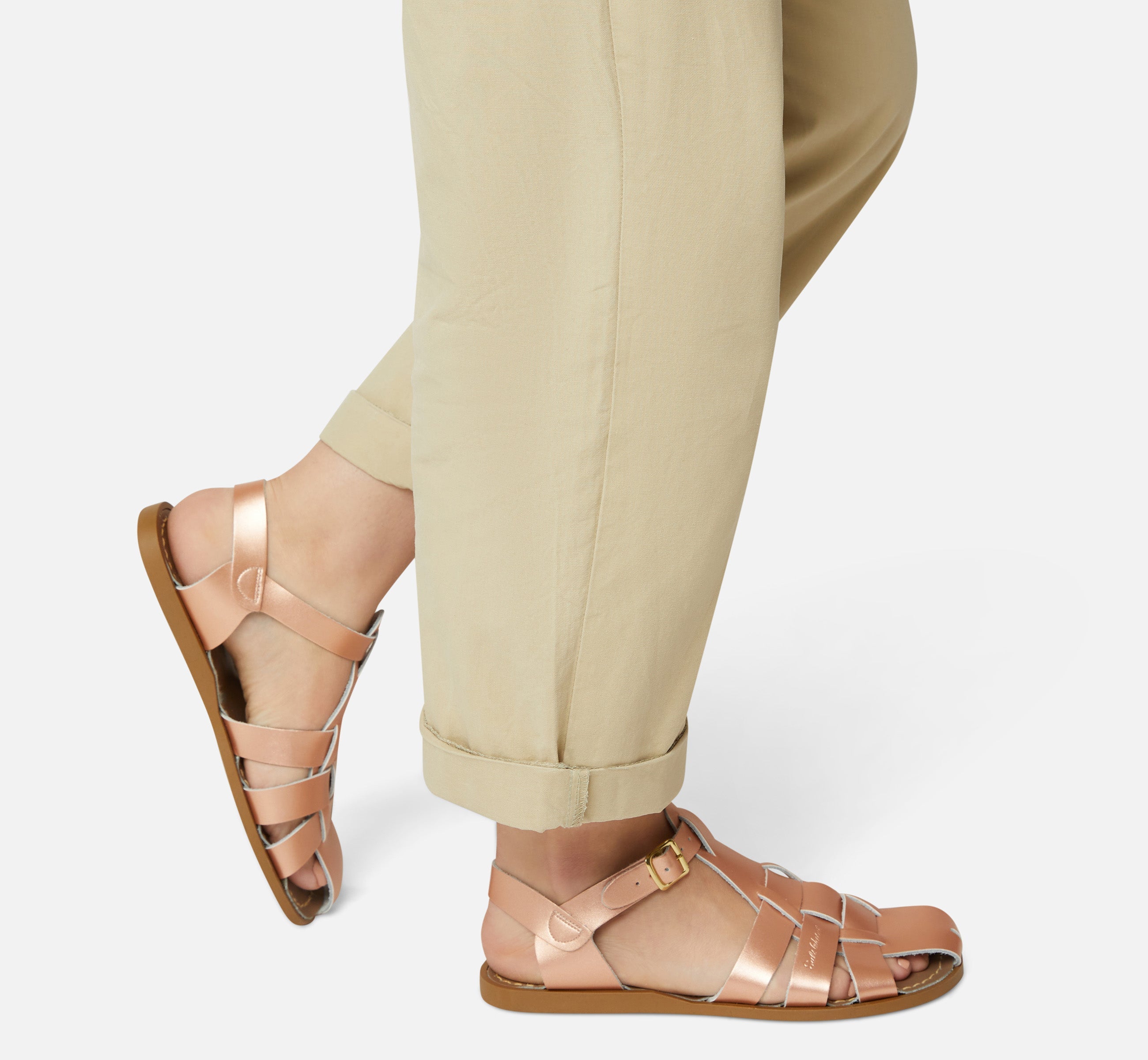 Fisherman Shark Original Rose Gold Womens Sandal - Salt-Water Sandals Asia