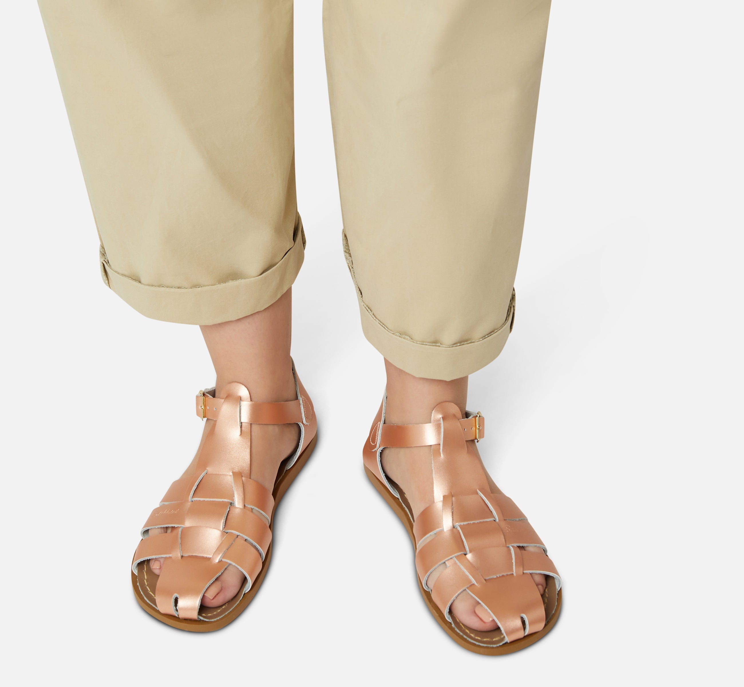 Fisherman Shark Original Rose Gold Womens Sandal - Salt-Water Sandals Asia