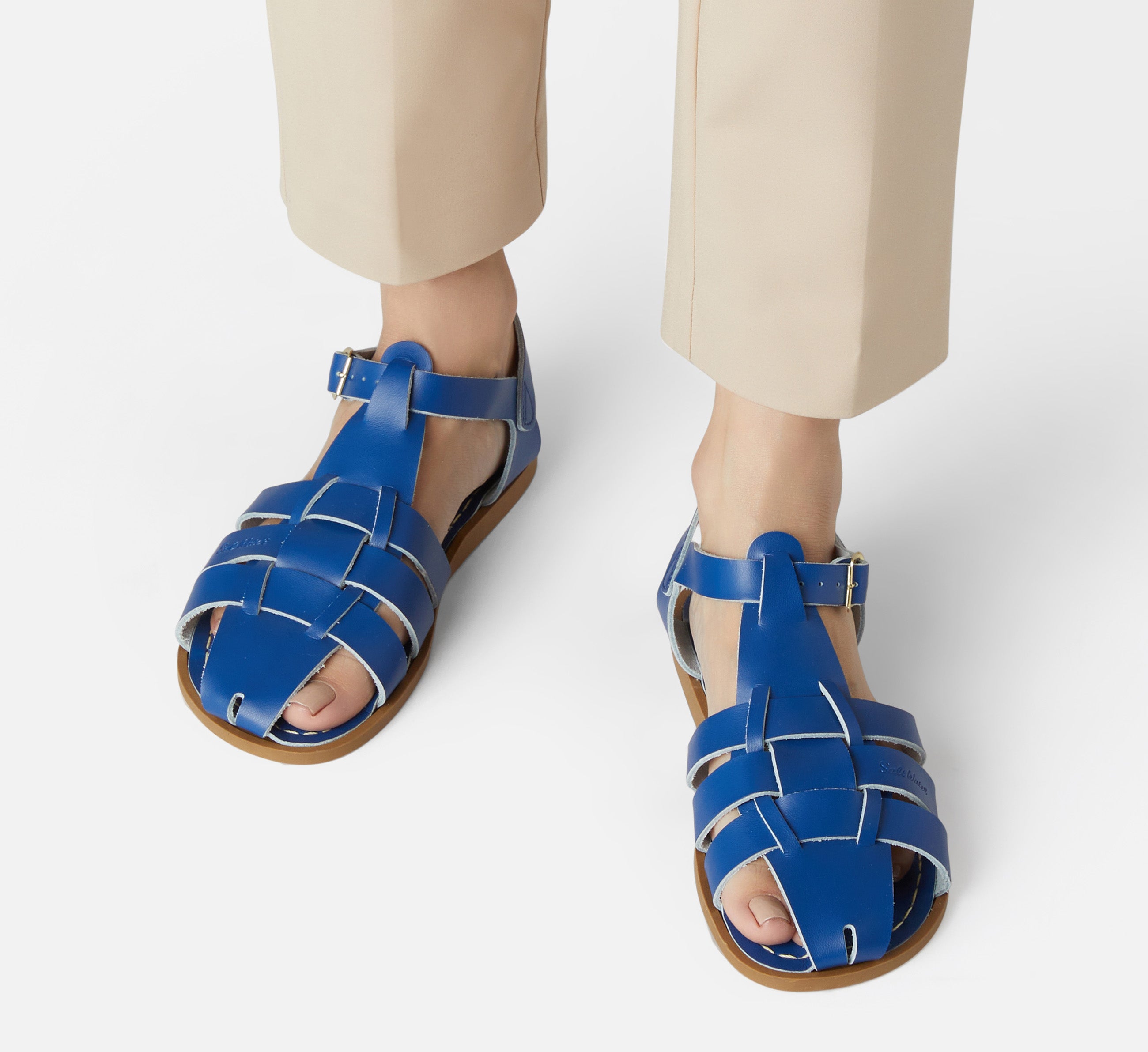 Fisherman Shark Original Cobalt Blue Womens Sandal - Salt-Water Sandals Asia