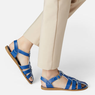 Fisherman Shark Original Cobalt Blue Womens Sandal - Women's Ankle Strap Sandals - Salt-Water Sandals Asia